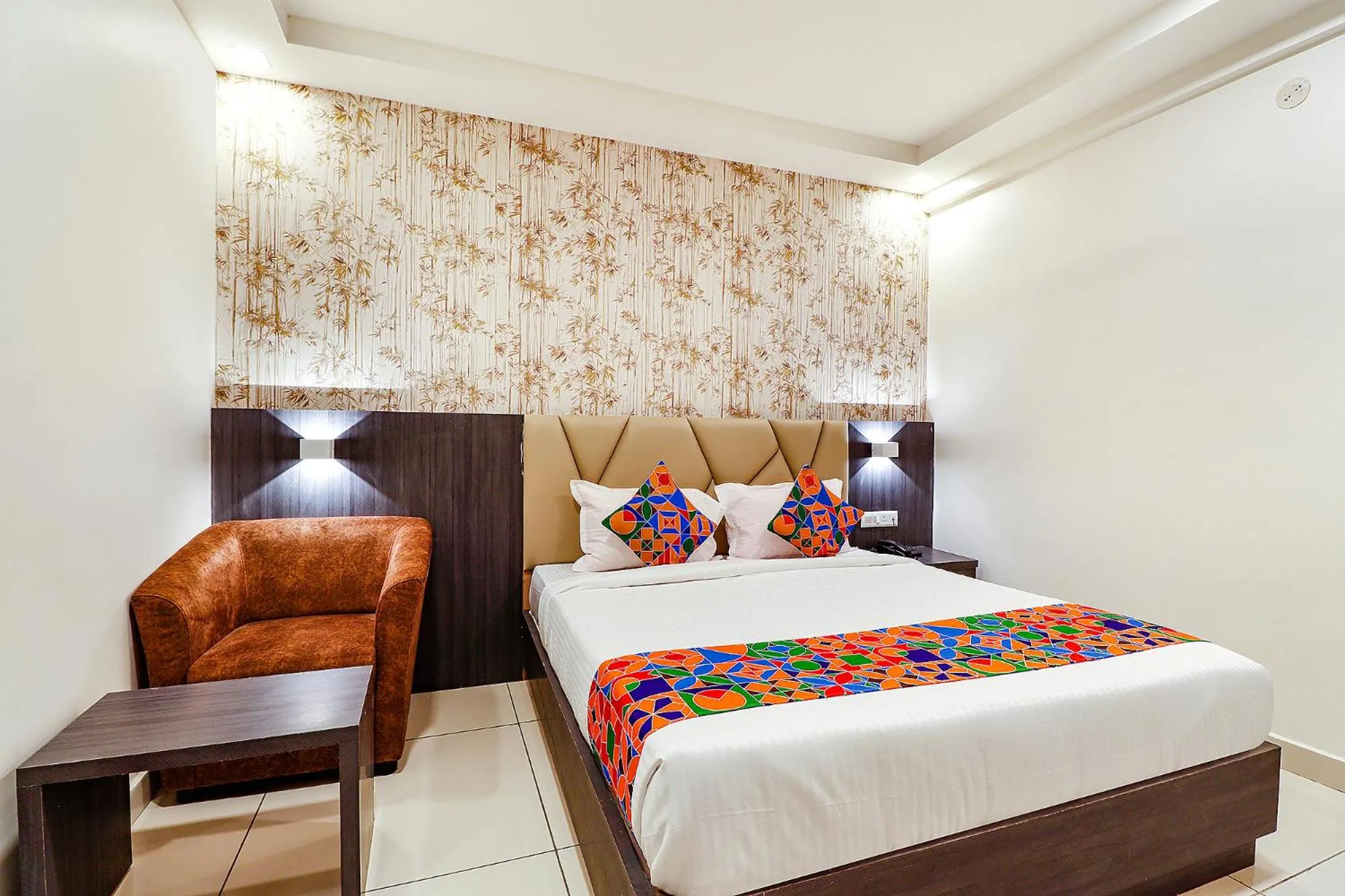 Bed in FabHotel Rotano Grand - Nr Marathahalli Bridge