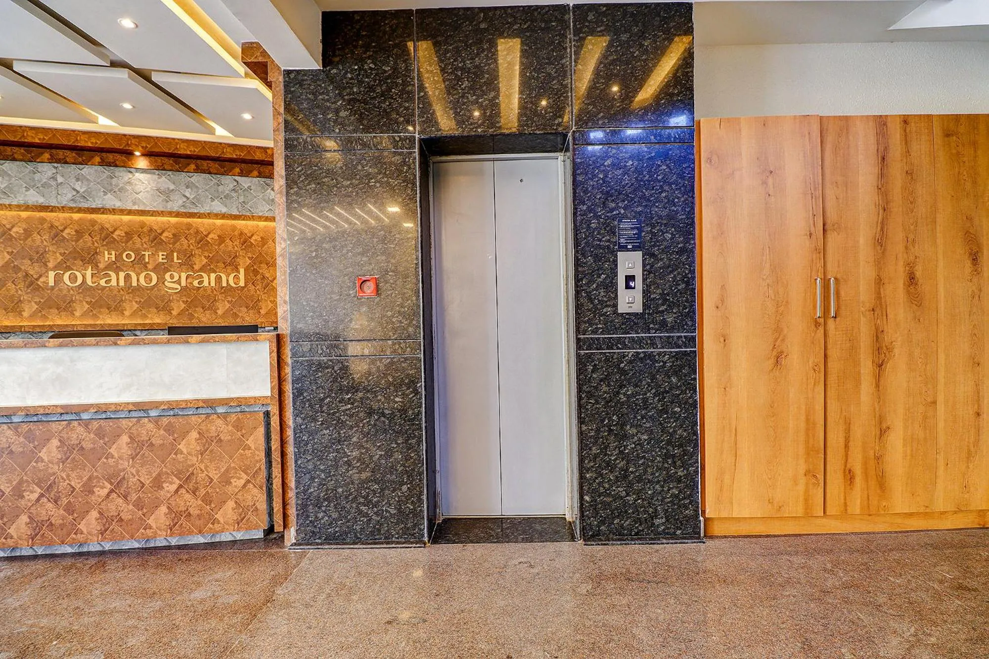 elevator in FabHotel Rotano Grand - Nr Marathahalli Bridge