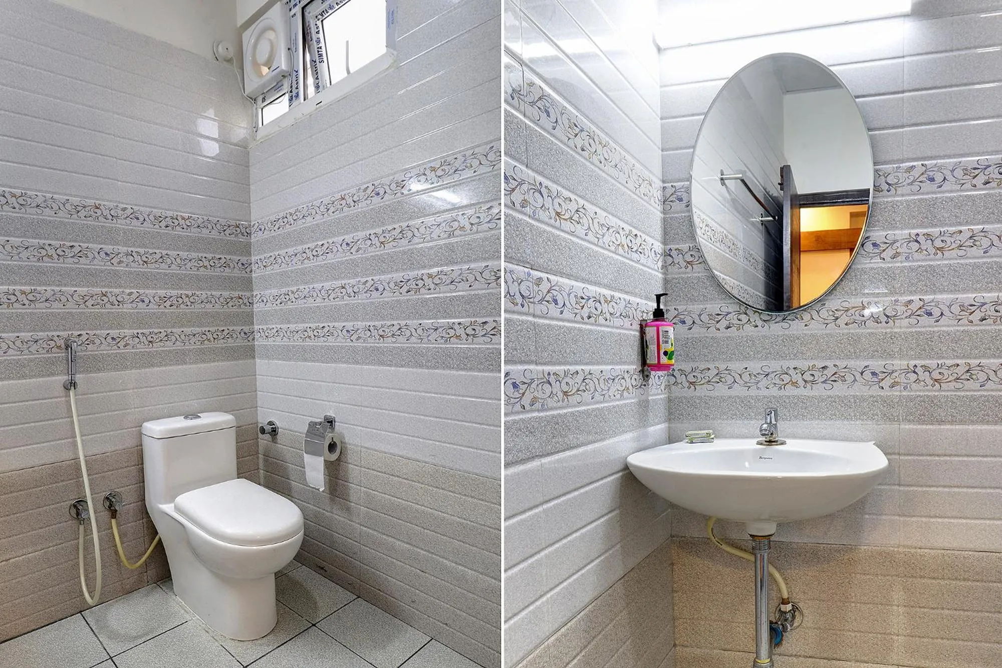 Bathroom in FabHotel Rotano Grand - Nr Marathahalli Bridge