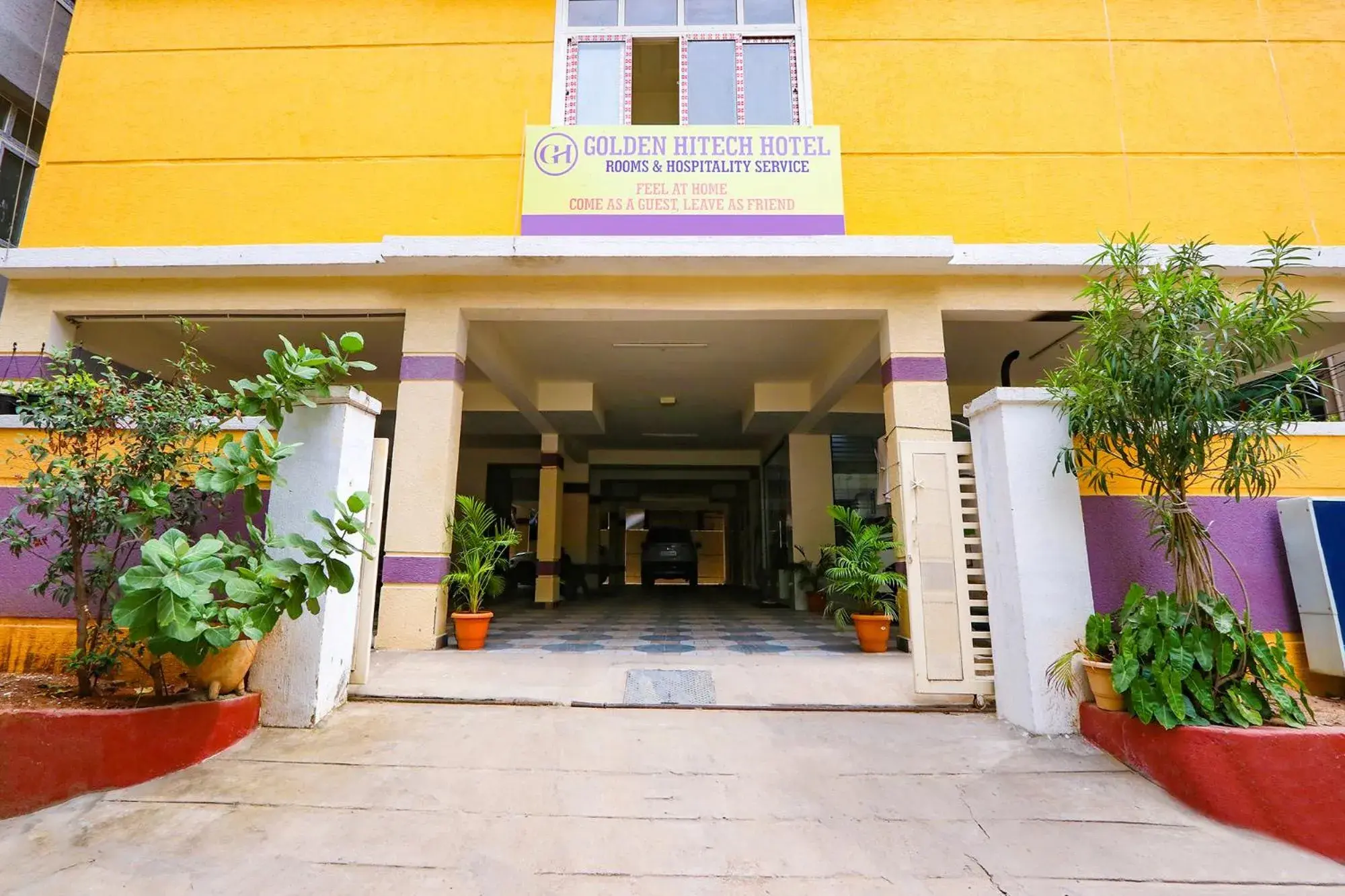 Facade/entrance in FabHotel Golden Hitech - Nr Hitech City Facade/entrance in FabHotel Golden Hitech - Nr Hitech City