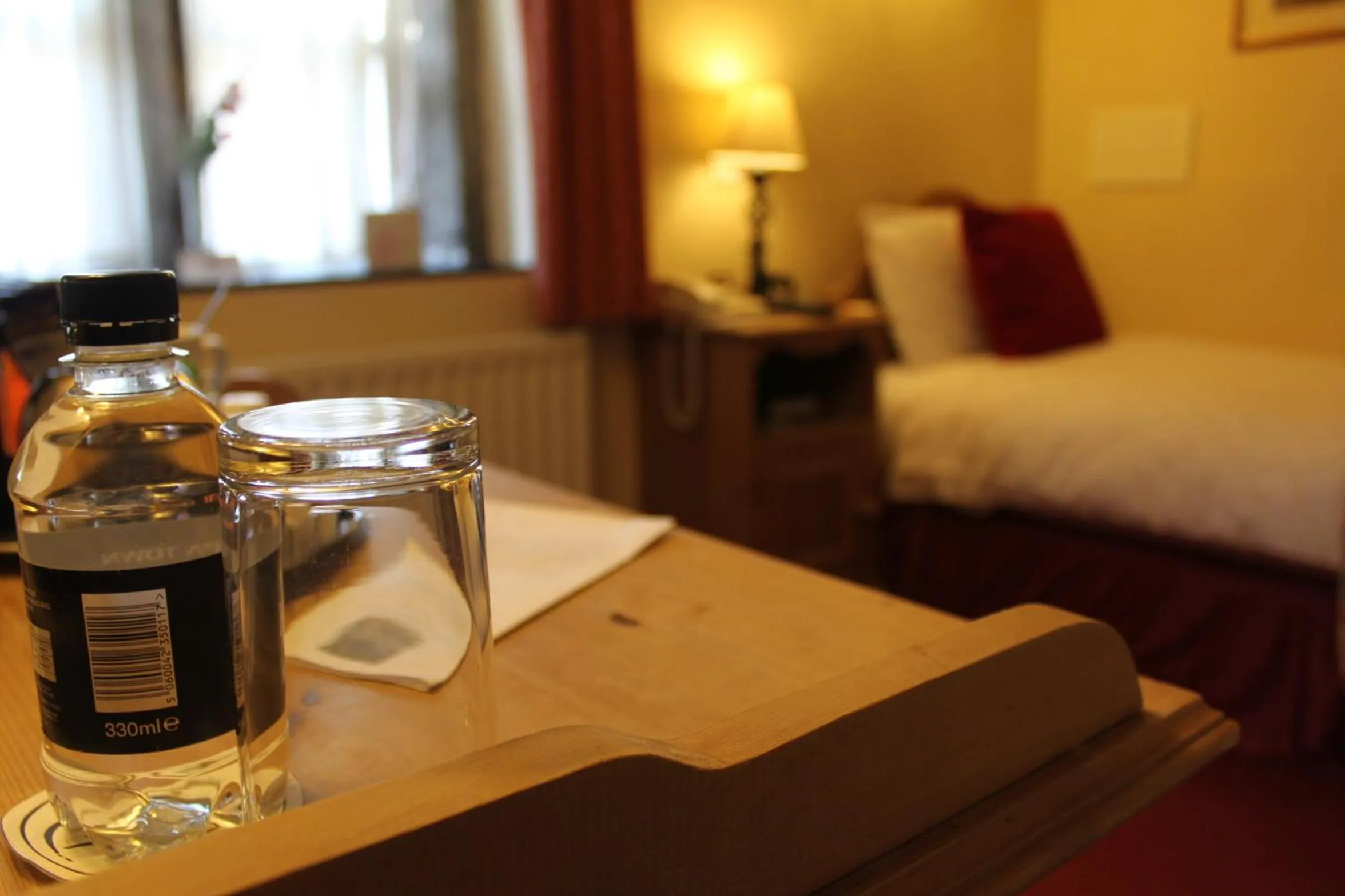 Bed in Bert's Rooms at The Black Horse Inn