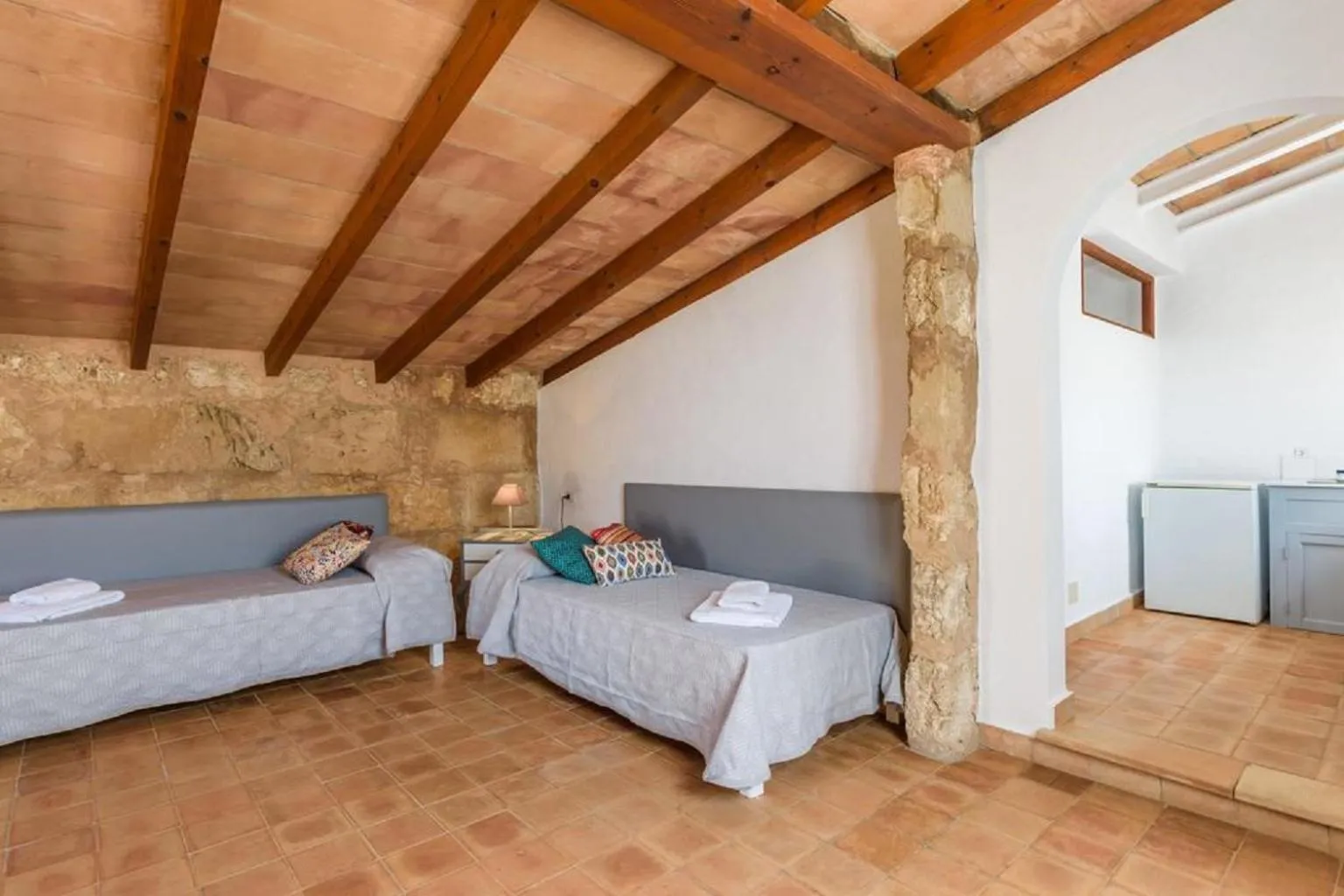 Living room, Bed in Garroverar