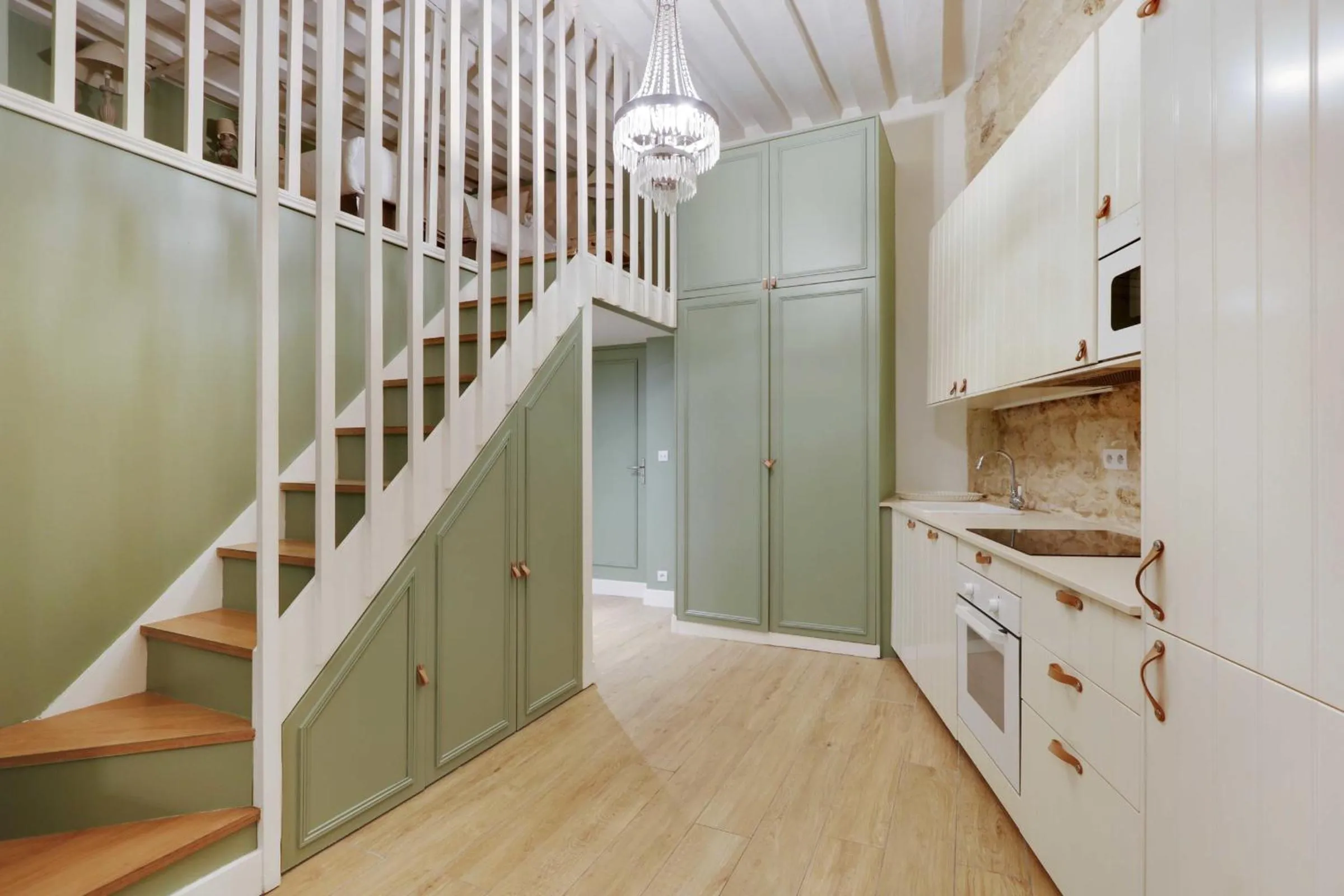 Kitchen or kitchenette in Charming apartment - 2BR-6P - Rue mouffertard