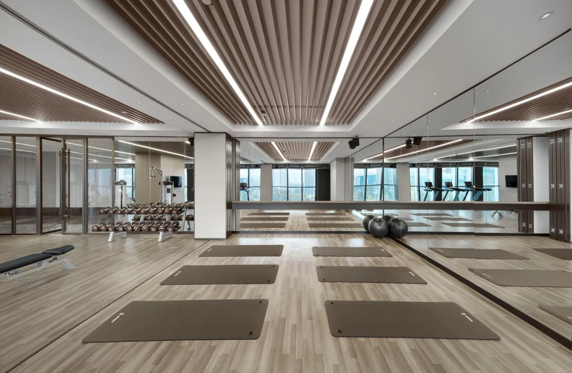 Fitness centre/facilities in Wanda Realm Kunming