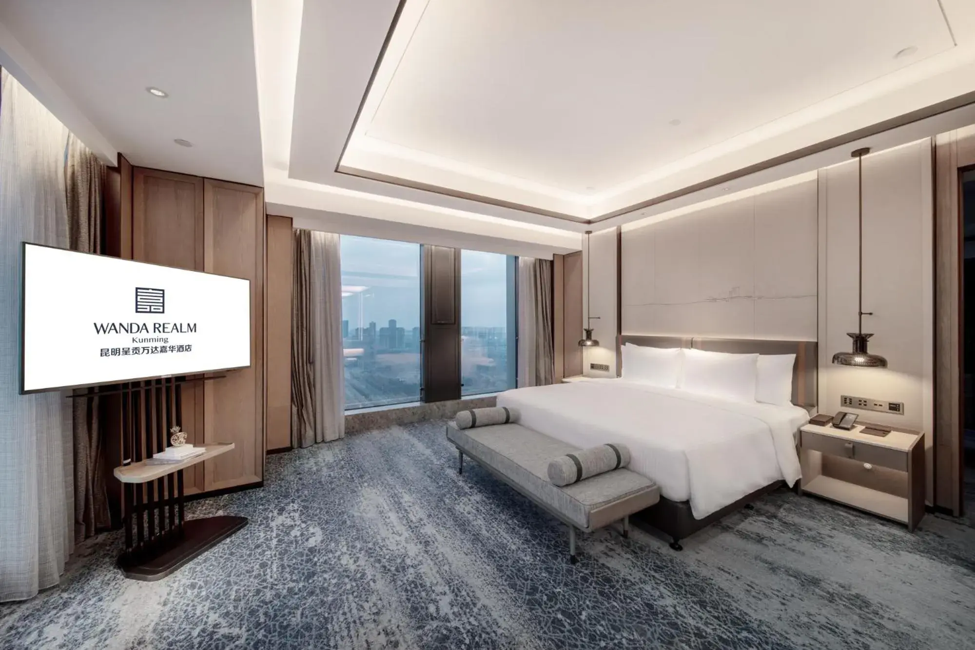 Executive Twin Room in Wanda Realm Kunming Executive Twin Room in Wanda Realm Kunming