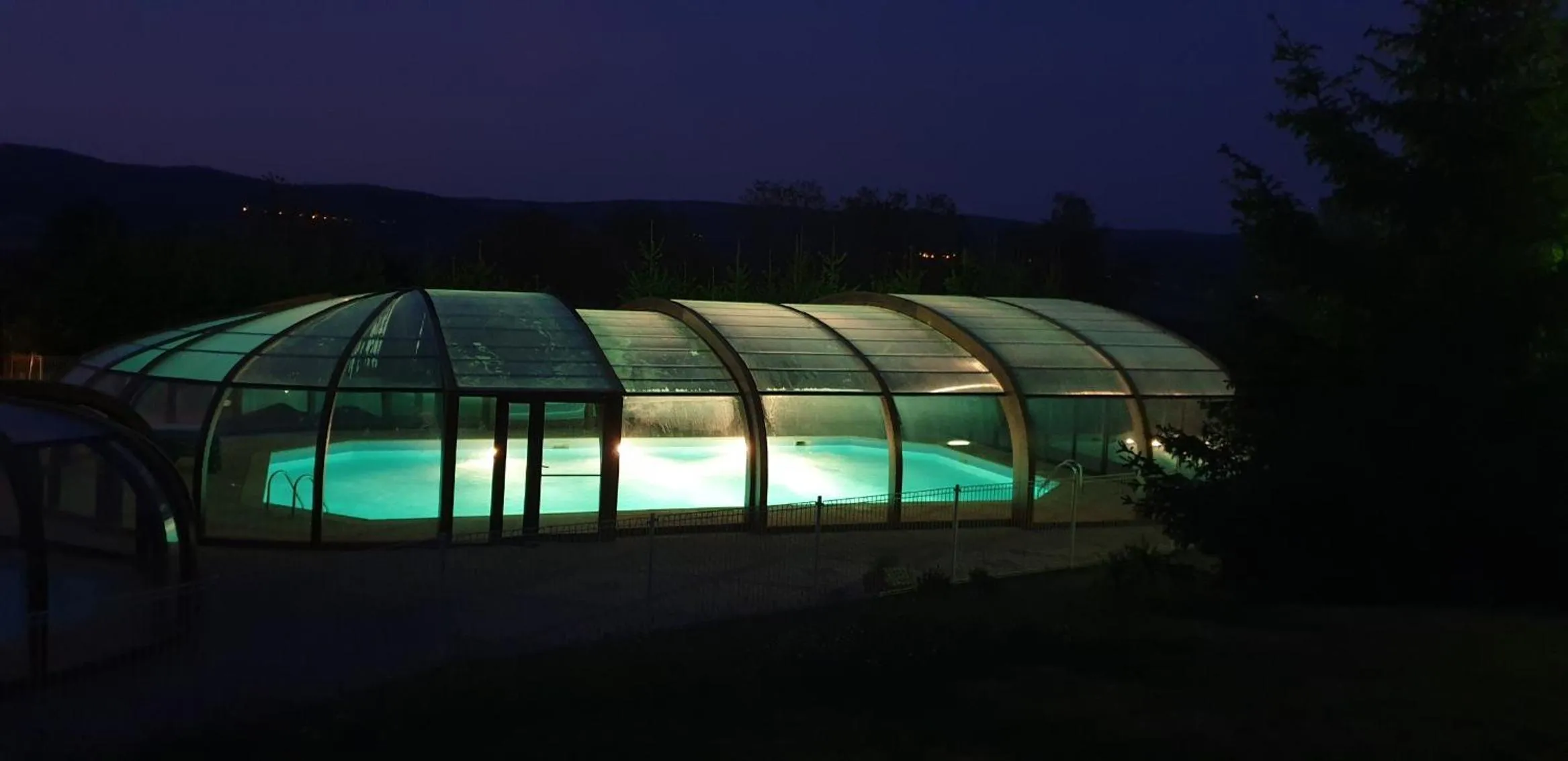 Swimming pool in Les Chalets de la MARGERIDE