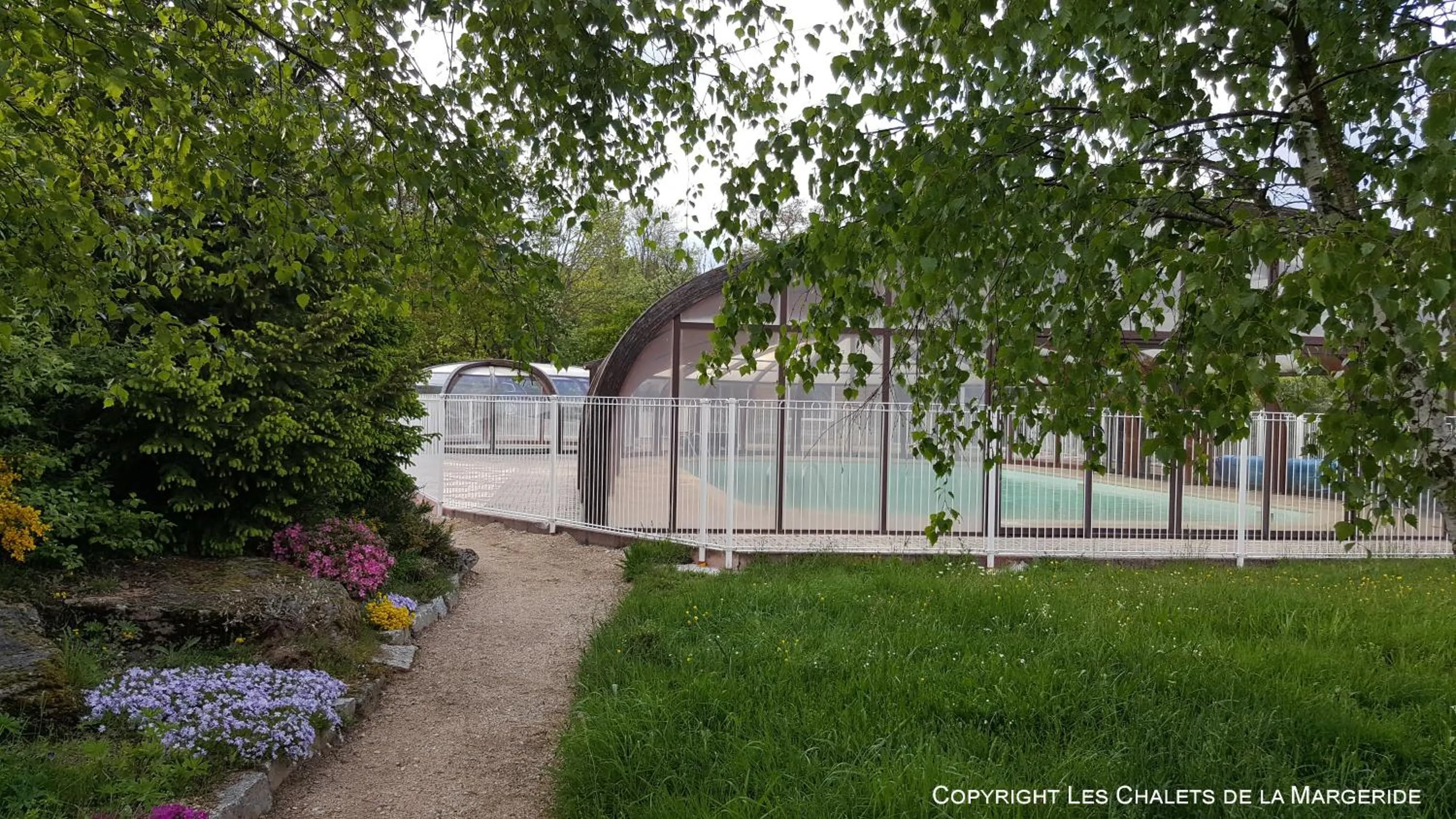 Garden in Les Chalets de la MARGERIDE