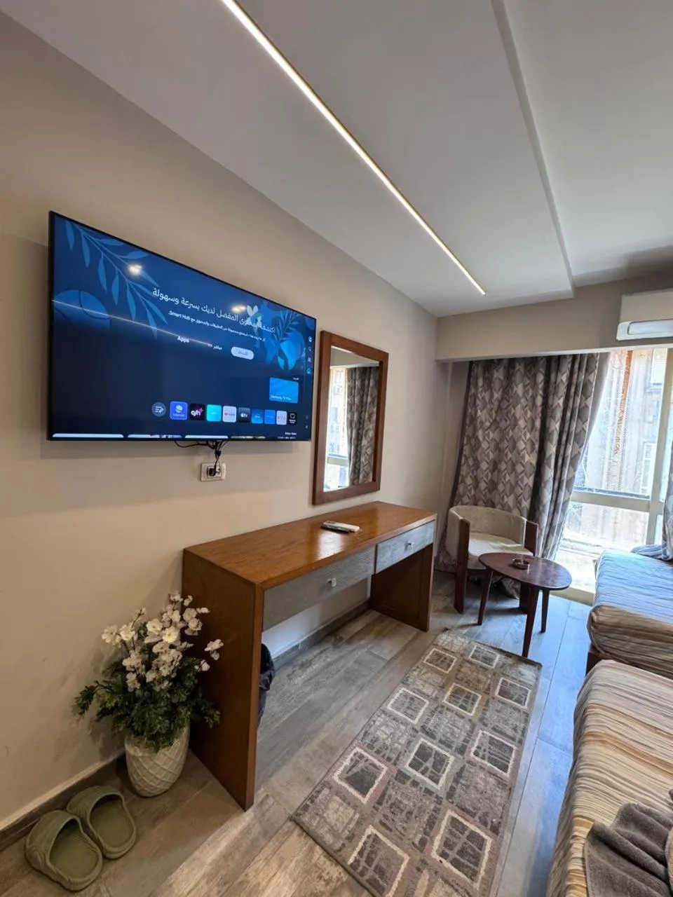 Bed in Garden City Plaza Hotel