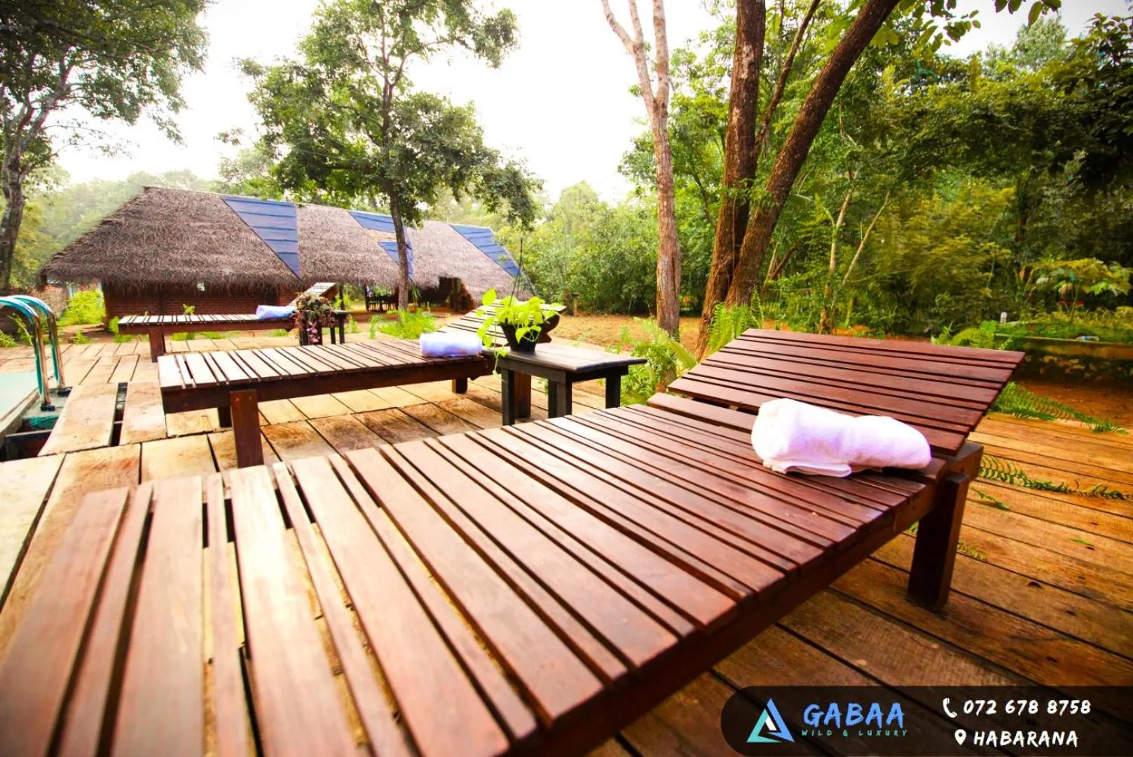 Garden view in Gabaa Resort & Spa - Habarana