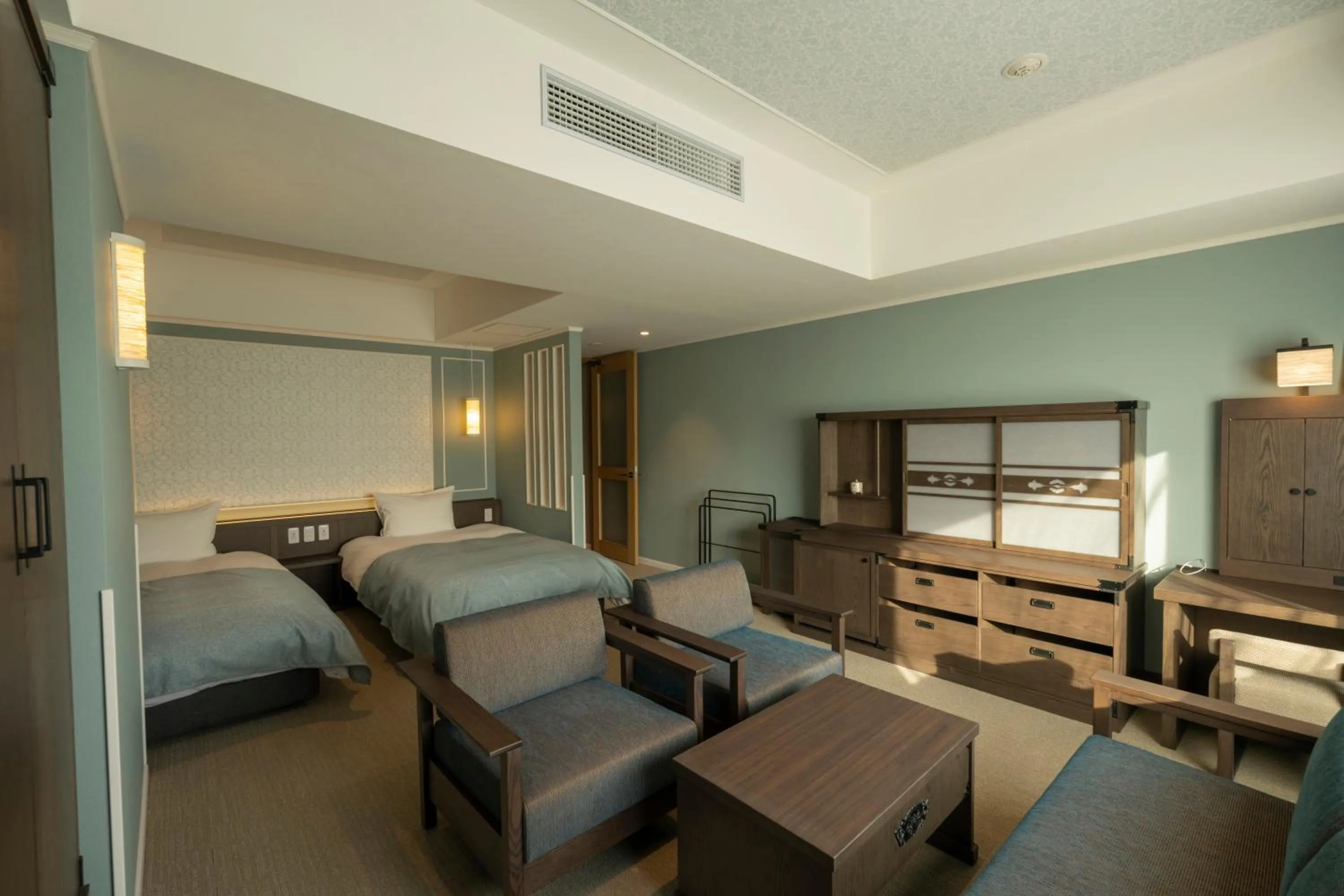 Photo of the whole room, Bed in La Vista Hakodate Bay Annex