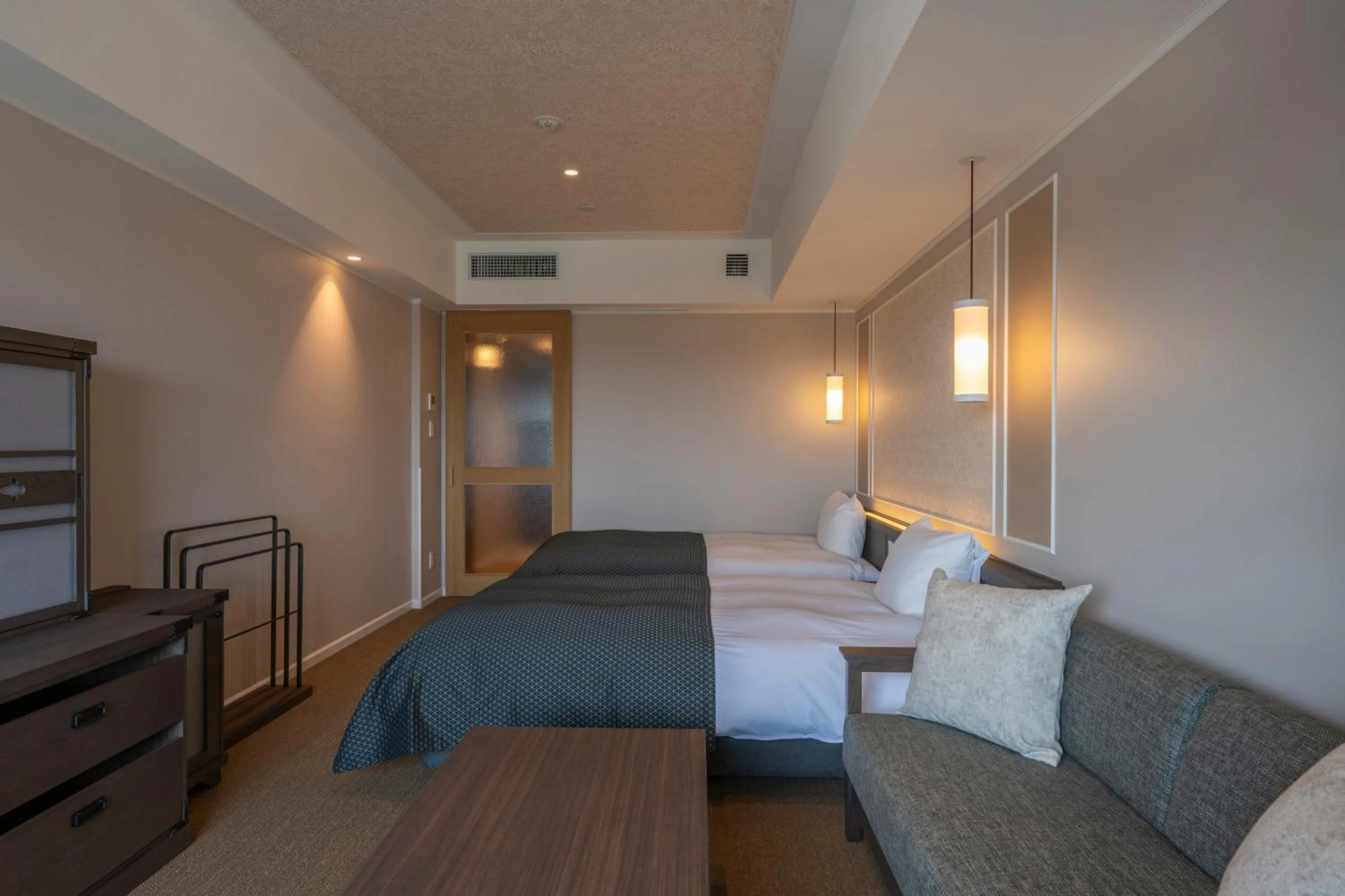 Photo of the whole room, Bed in La Vista Hakodate Bay Annex