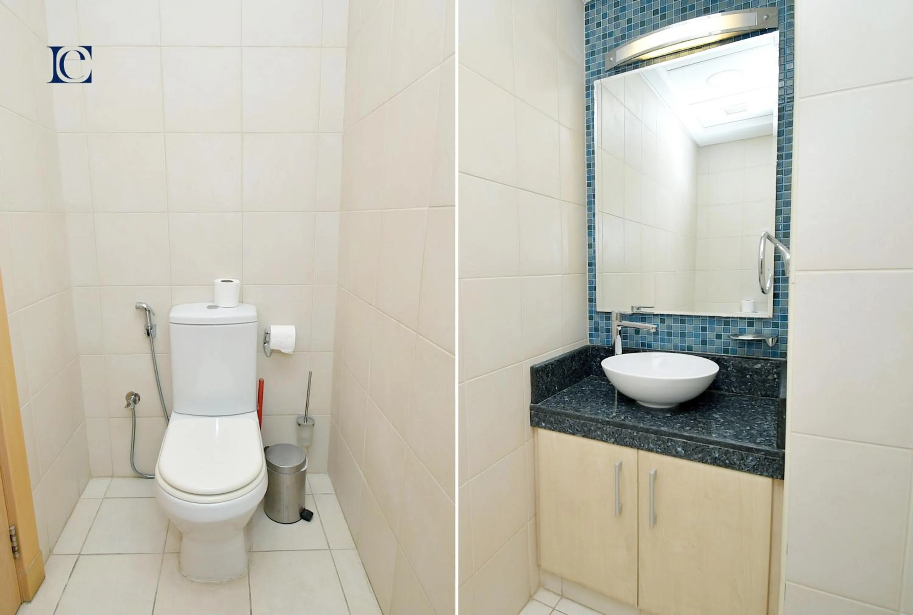 Toilet in Luxury Escapes - Palm Jumeirah's Spectacular Ocean-View Apartment - NABAT