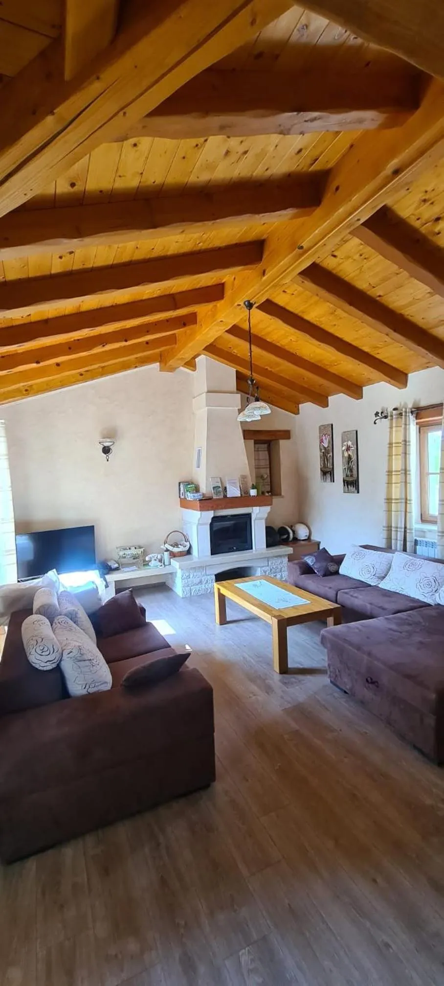 Living room, Bed in Villa Stella