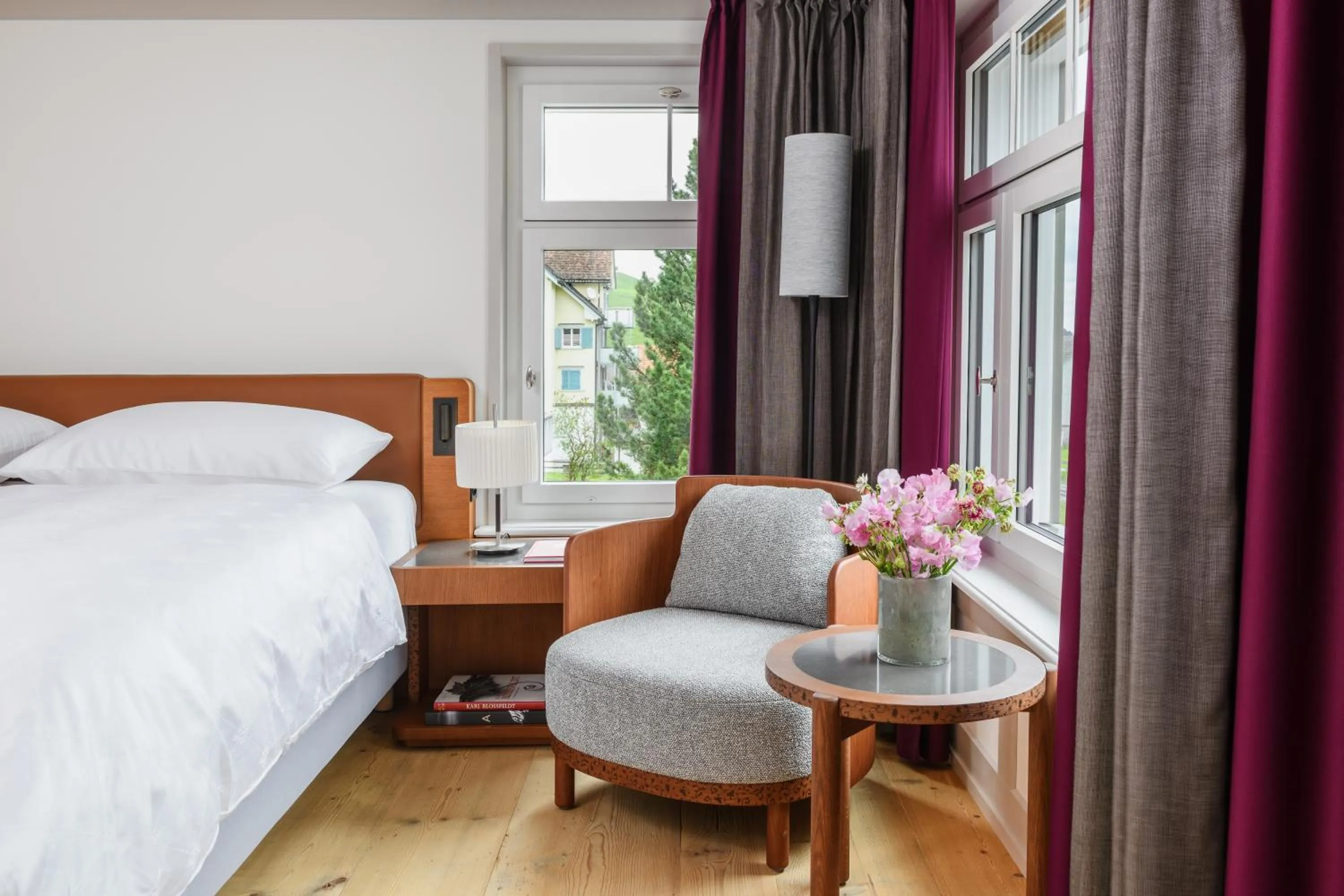 Seating area, Bed in Appenzeller Huus Löwen