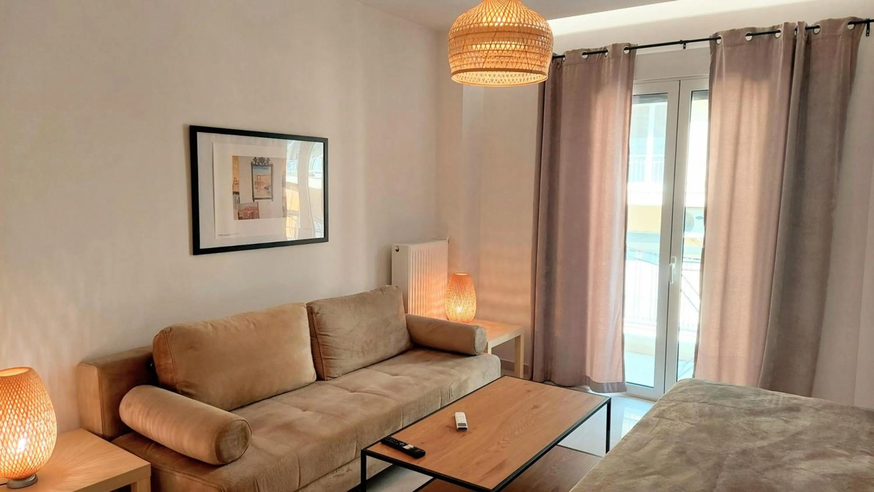 Bed in Wonderful apartment in Acropolis