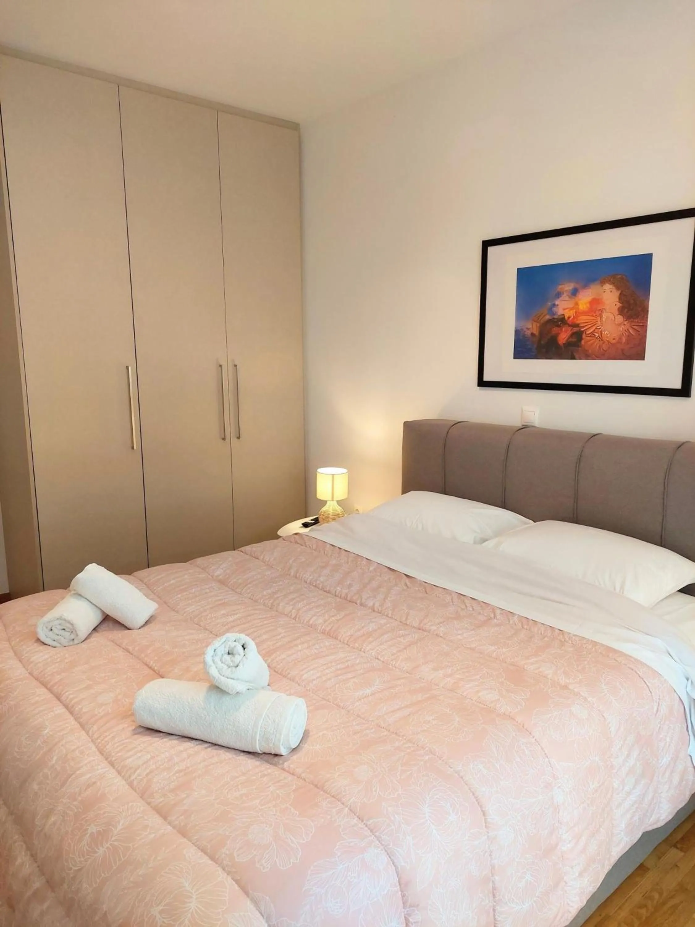 Bed in Wonderful apartment in Acropolis