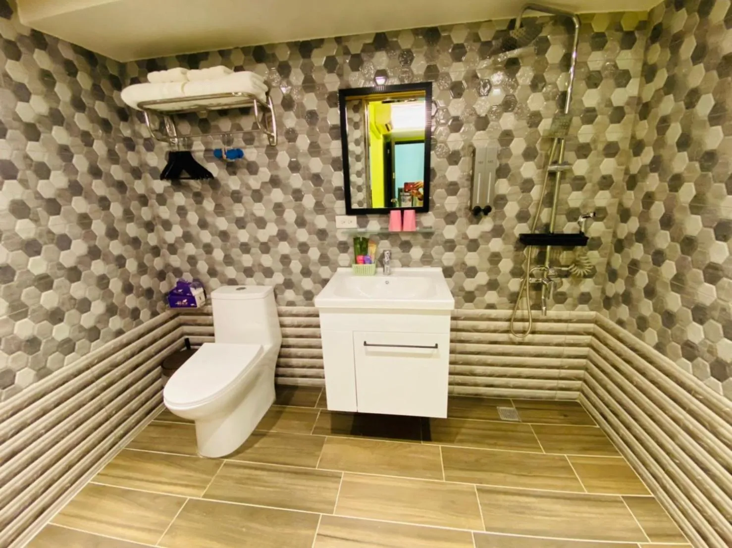 Shower in Have Fun Hotel