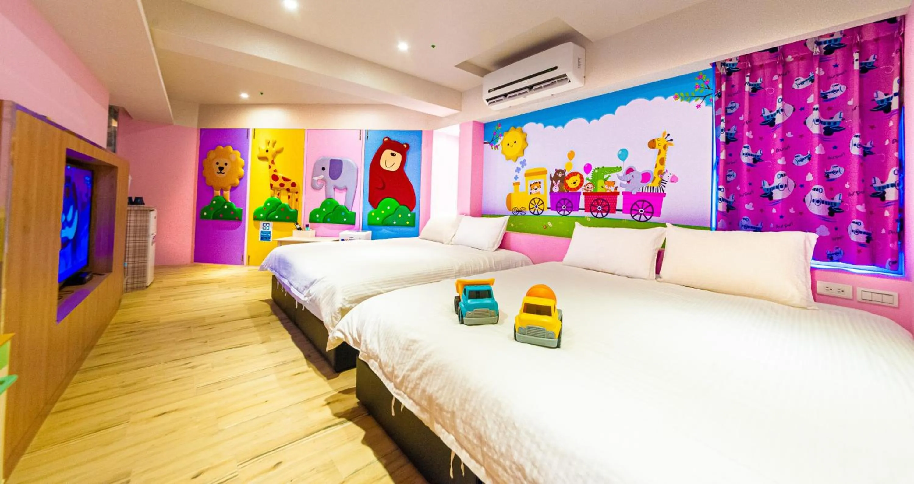 On site, Bed in Have Fun Hotel