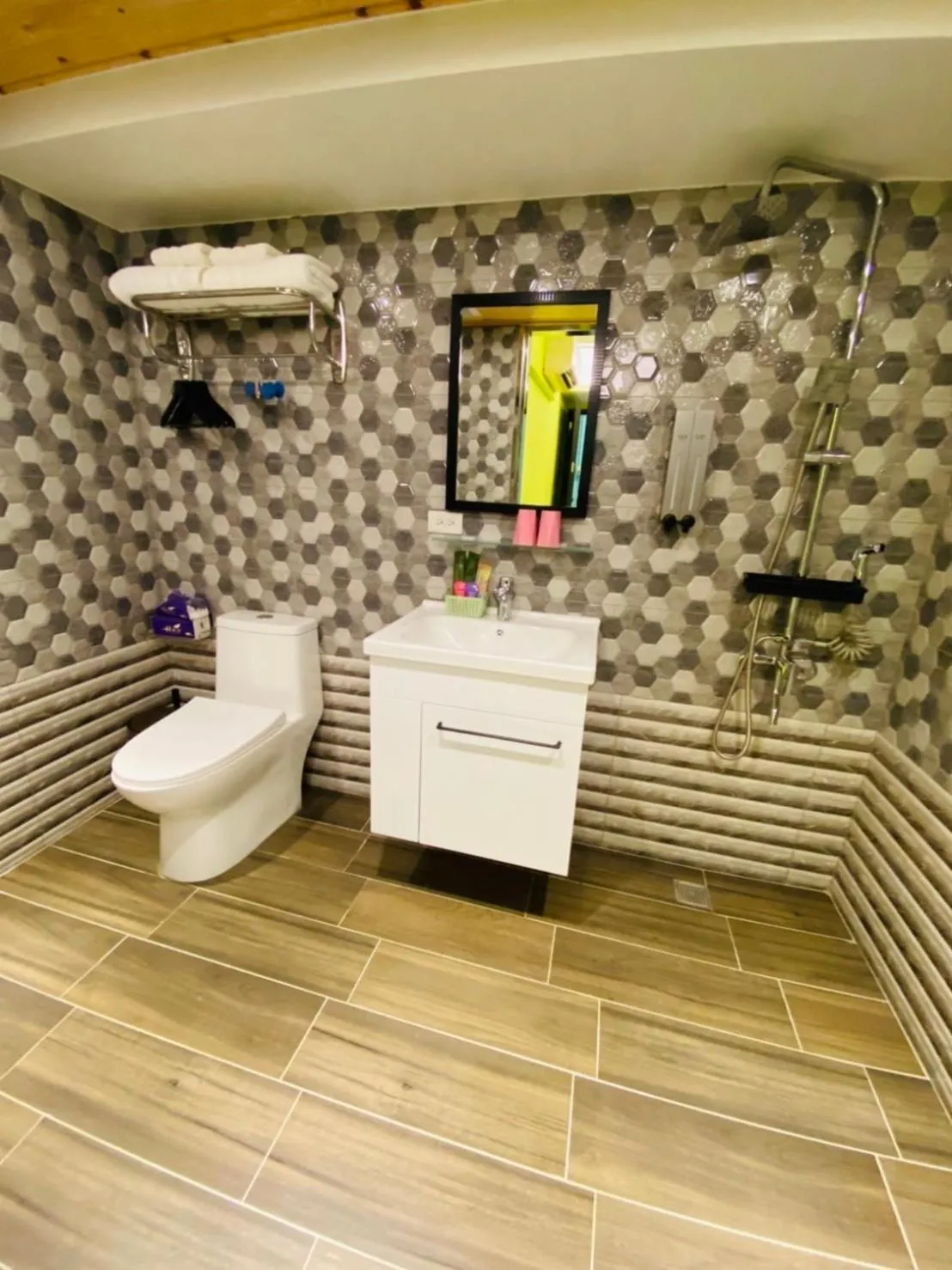 Shower in Have Fun Hotel