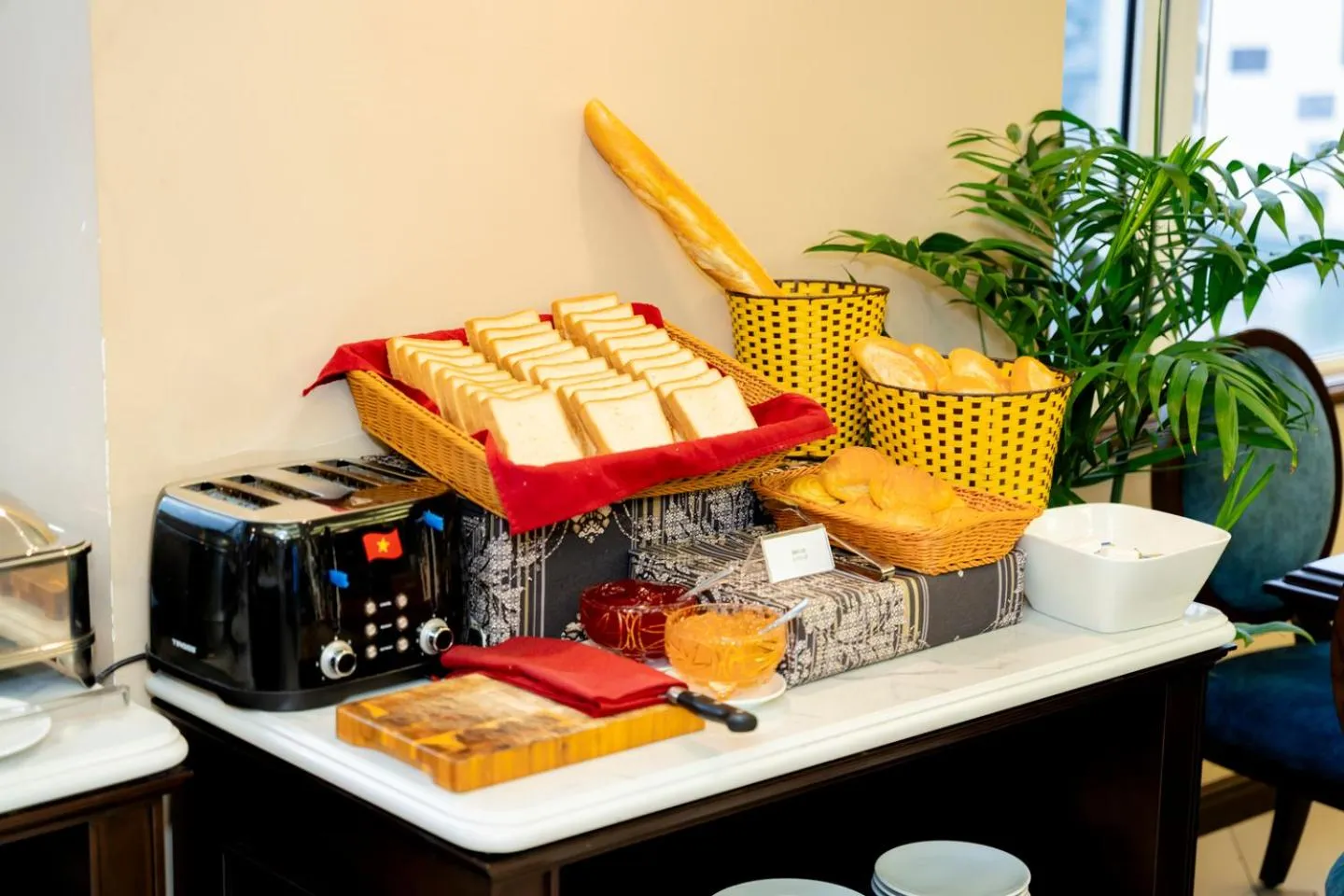 Buffet breakfast in Minasi Premium Hotel