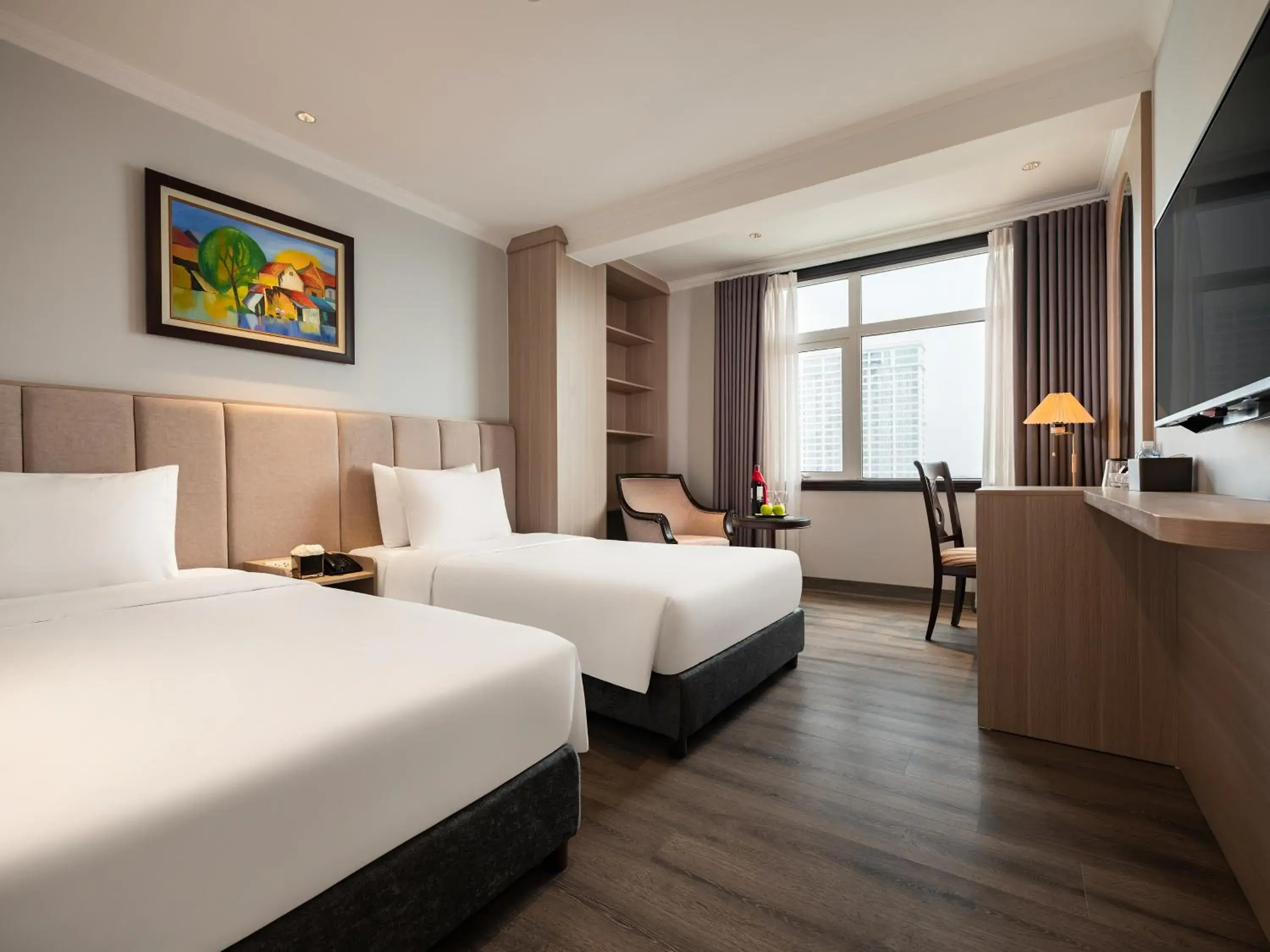 Double or Twin Room with City View in Minasi Premium Hotel Double or Twin Room with City View in Minasi Premium Hotel