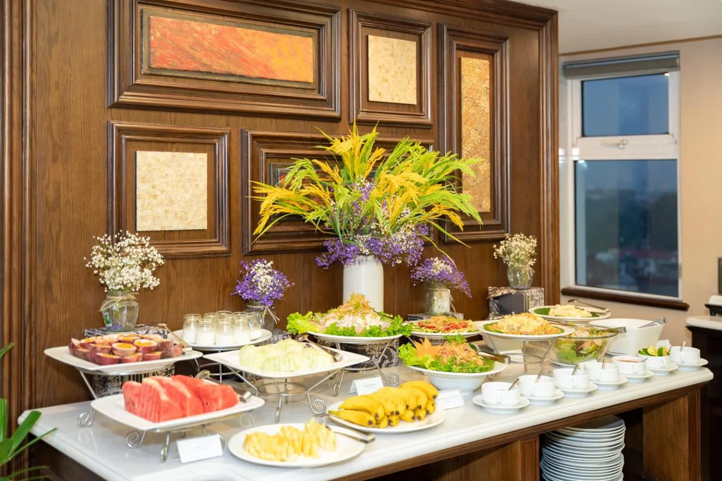 Buffet breakfast in Minasi Premium Hotel