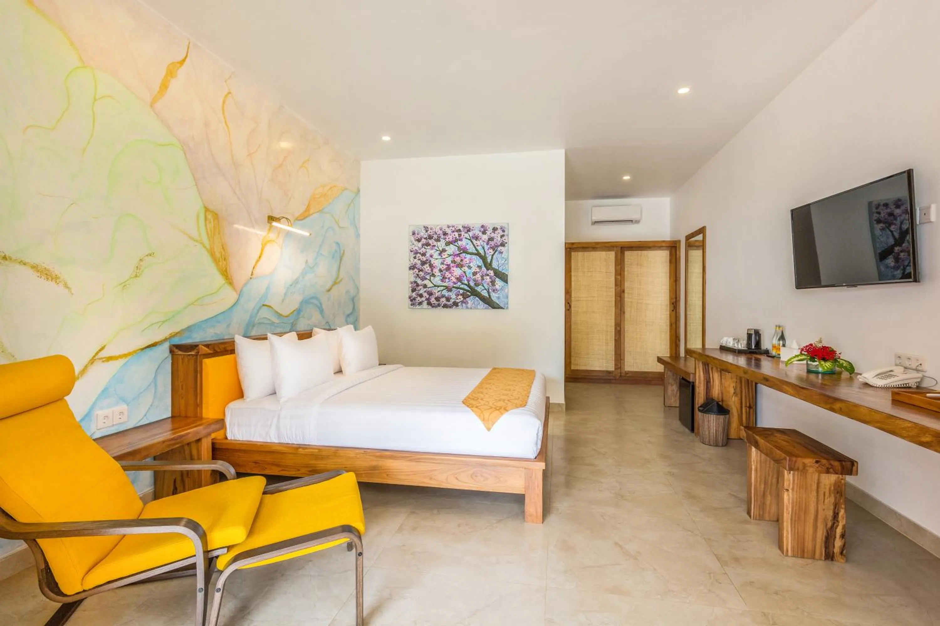 Bedroom, Bed in Pearl Sunset Resort - Sunset Moments, Adults Only