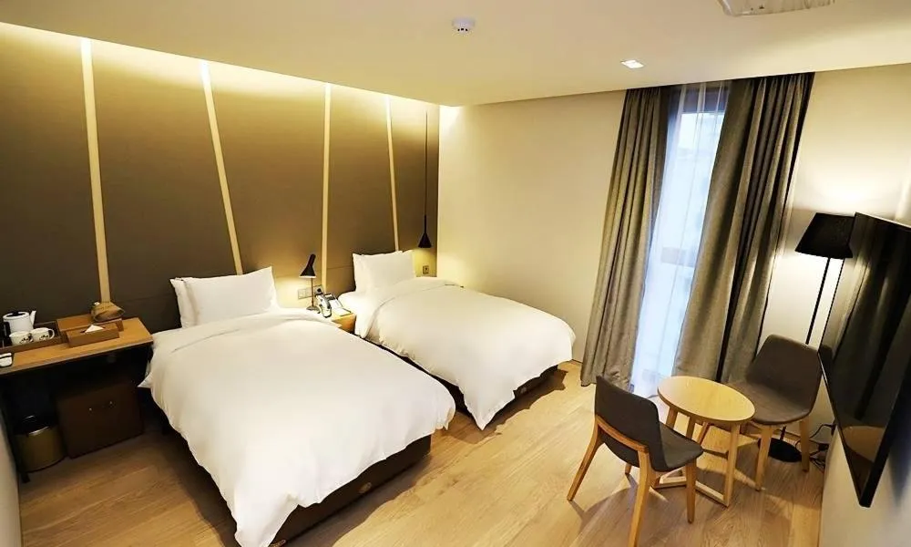 Bed in Gangneung Grey Hotel