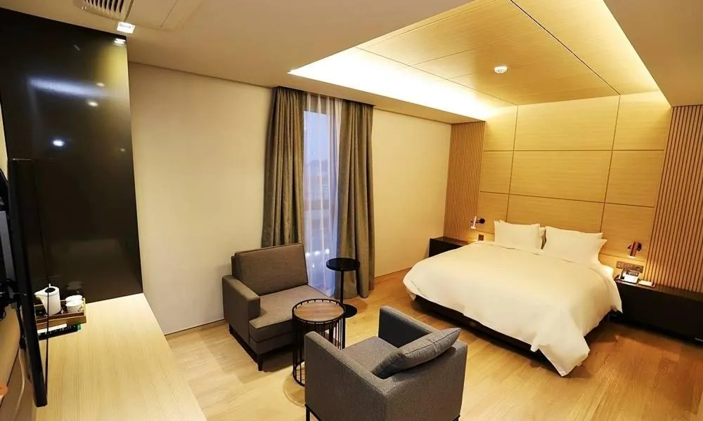 Bed in Gangneung Grey Hotel