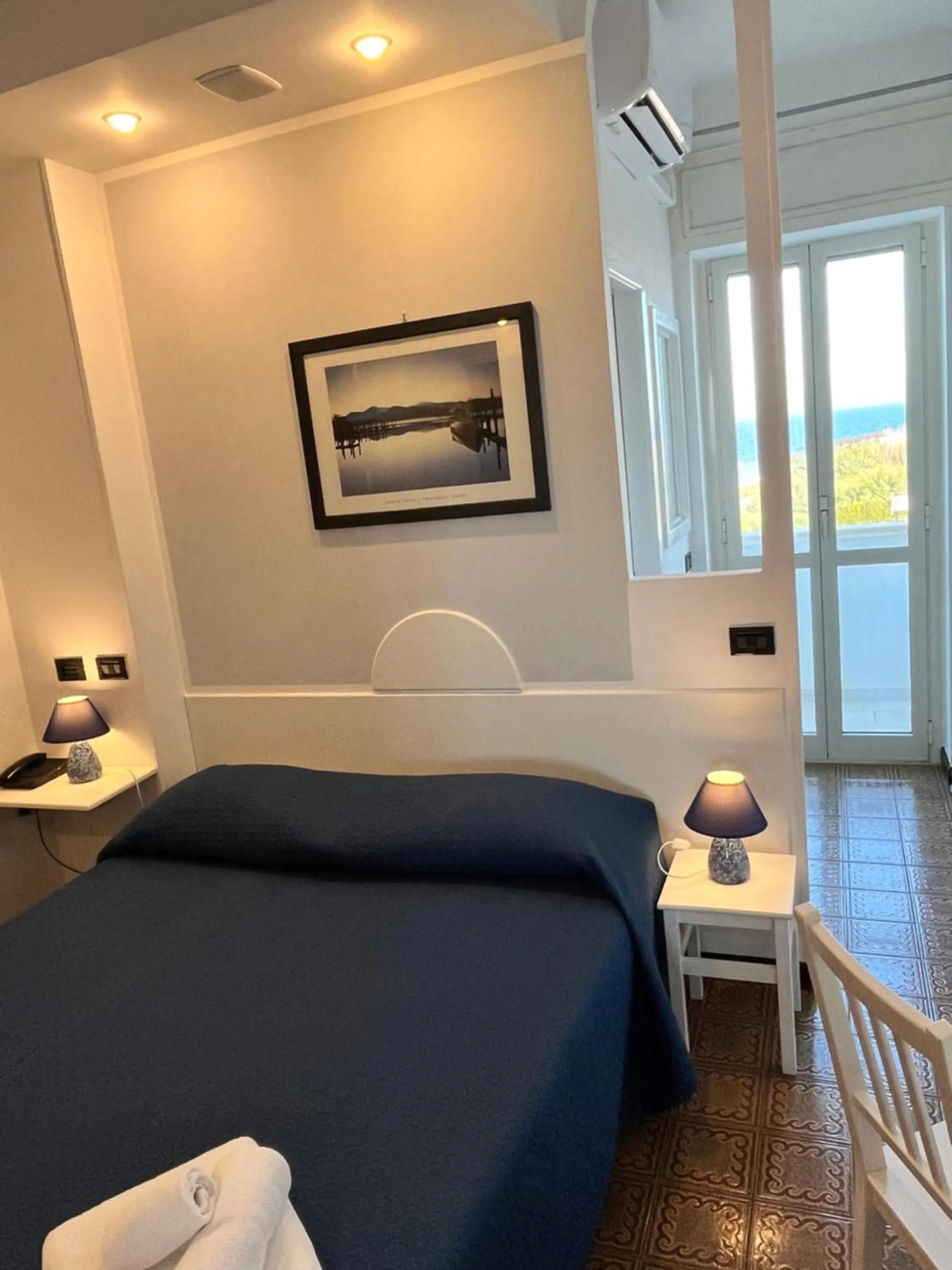 View (from property/room), Bed in Hotel La Plancia