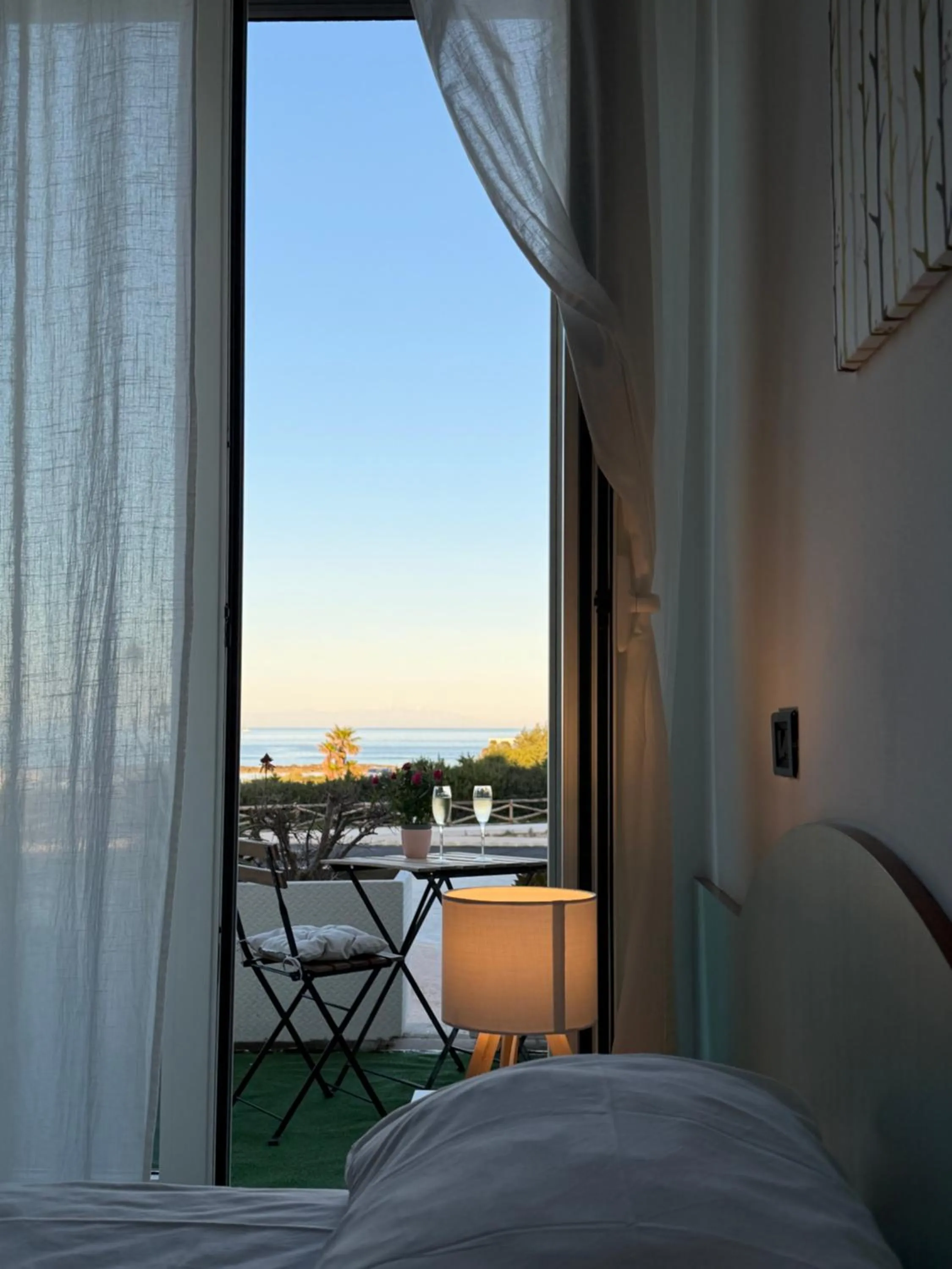 View (from property/room), Bed in Hotel La Plancia