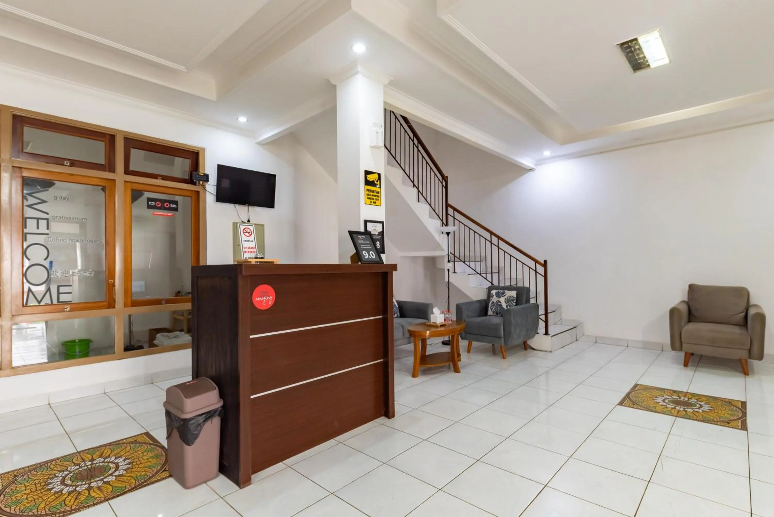 Lobby or reception in RedDoorz Plus near Universitas Maranatha Bandung 2