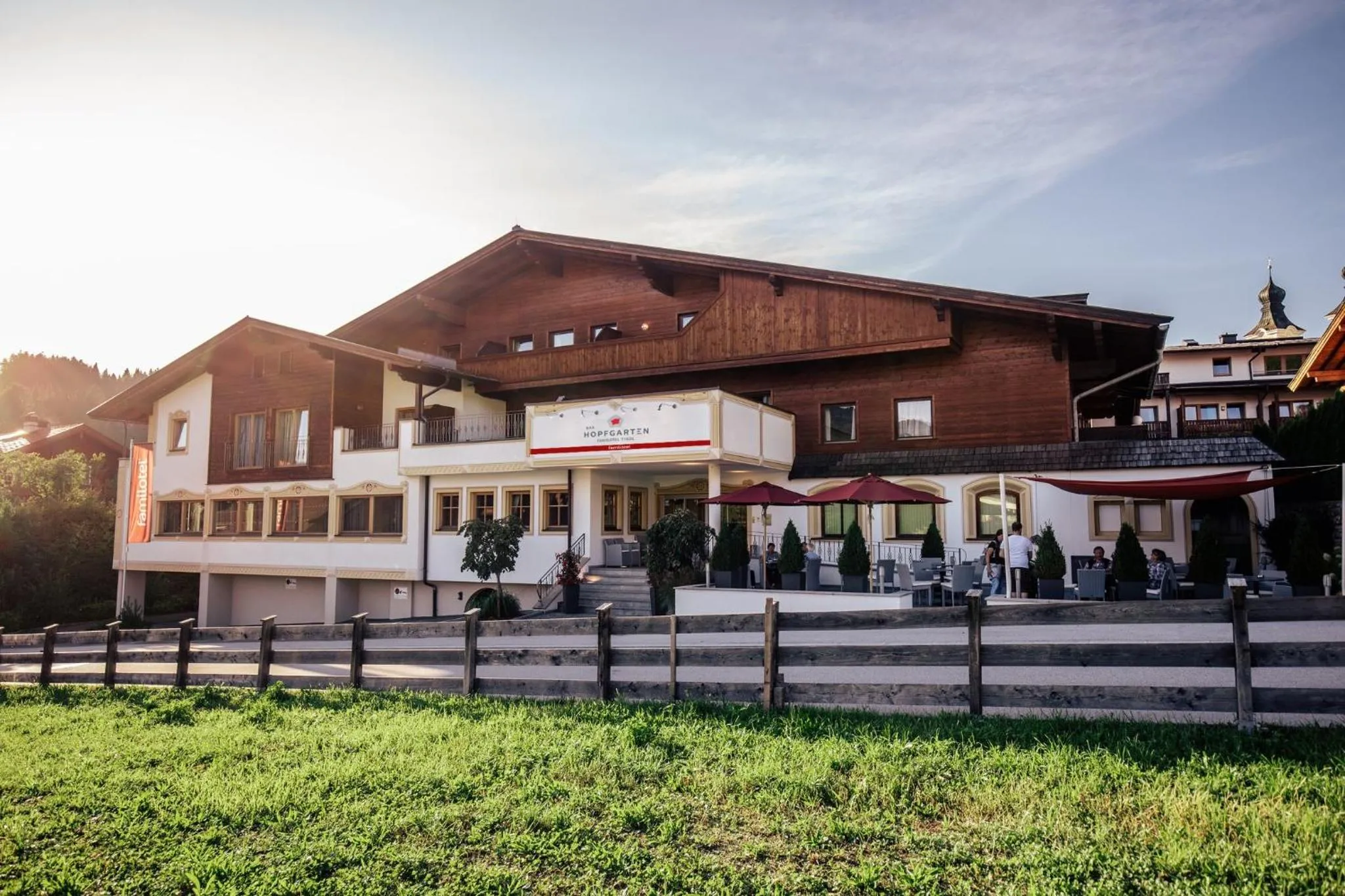 Property building in Das Hopfgarten Aparthotel