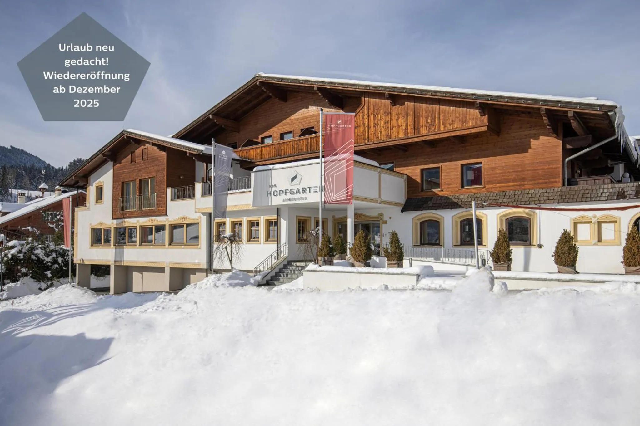 Property building in Das Hopfgarten Aparthotel