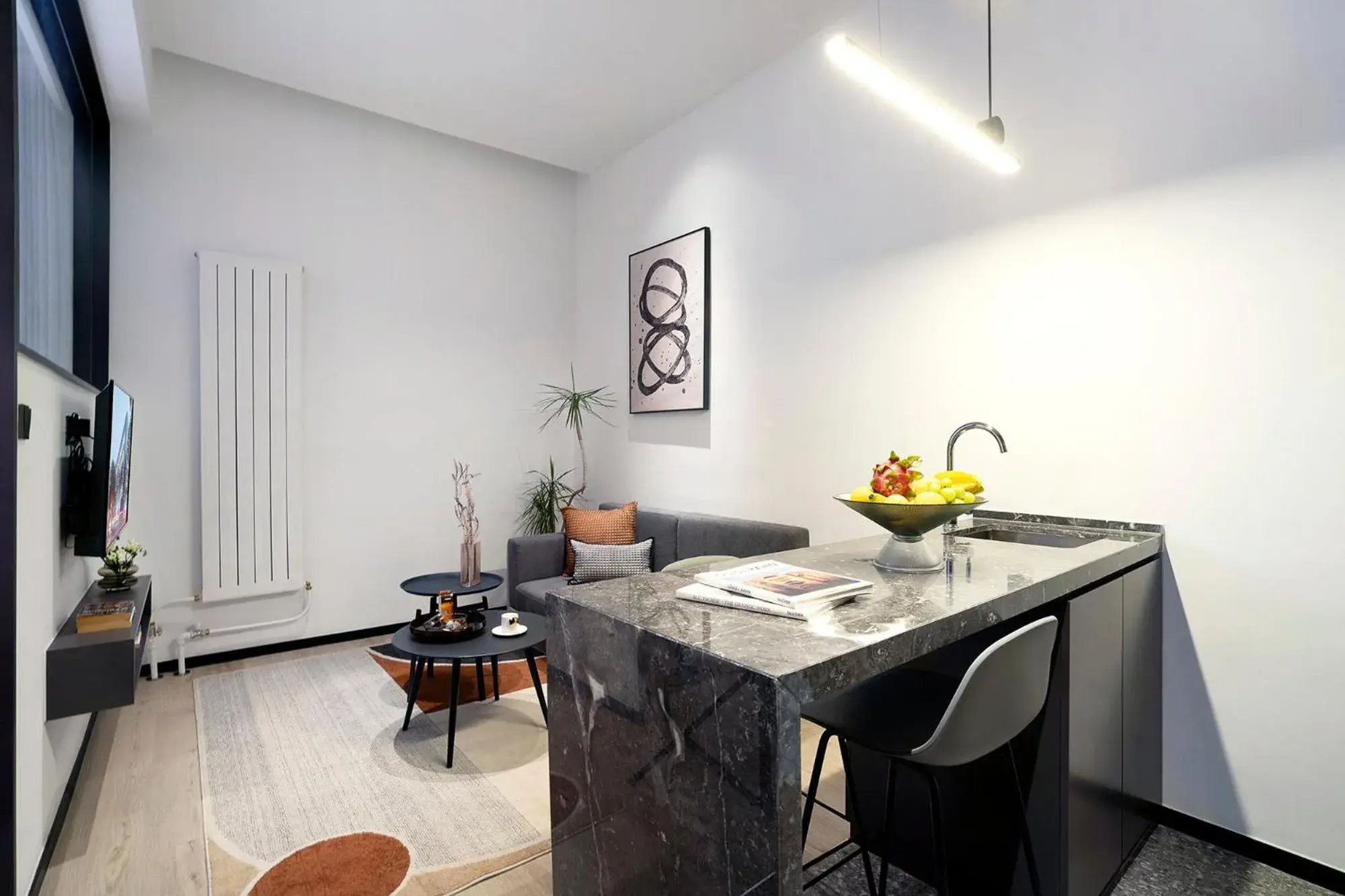 Living room in base-Beijing Sanlitun Serviced Apartment Living room in base-Beijing Sanlitun Serviced Apartment