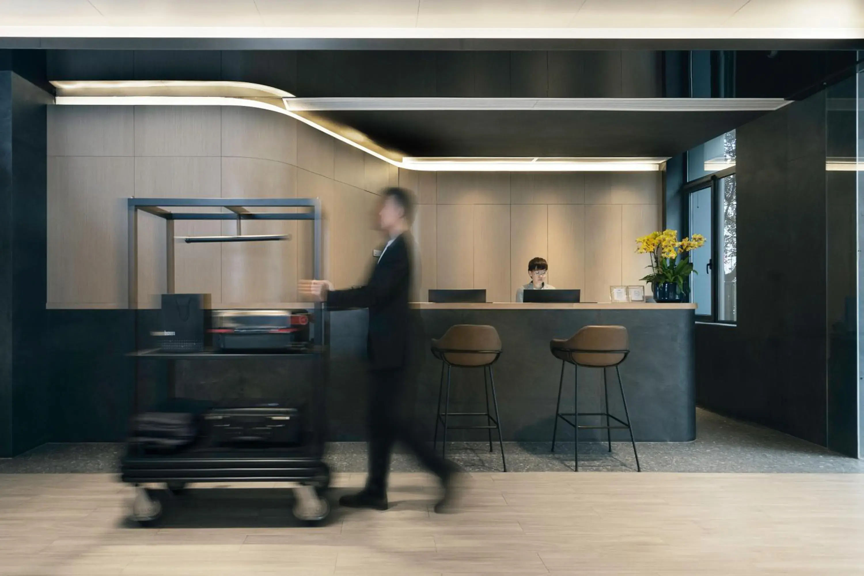 Lobby or reception in base-Beijing Sanlitun Serviced Apartment Lobby or reception in base-Beijing Sanlitun Serviced Apartment