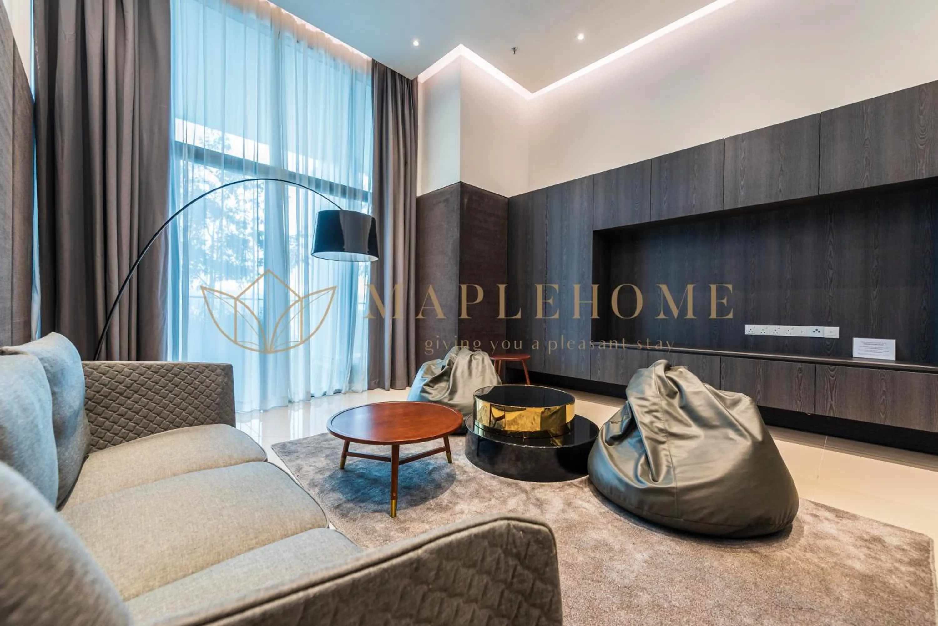 Communal lounge/ TV room in The Colony and The Luxe Premier Suites Kuala Lumpur