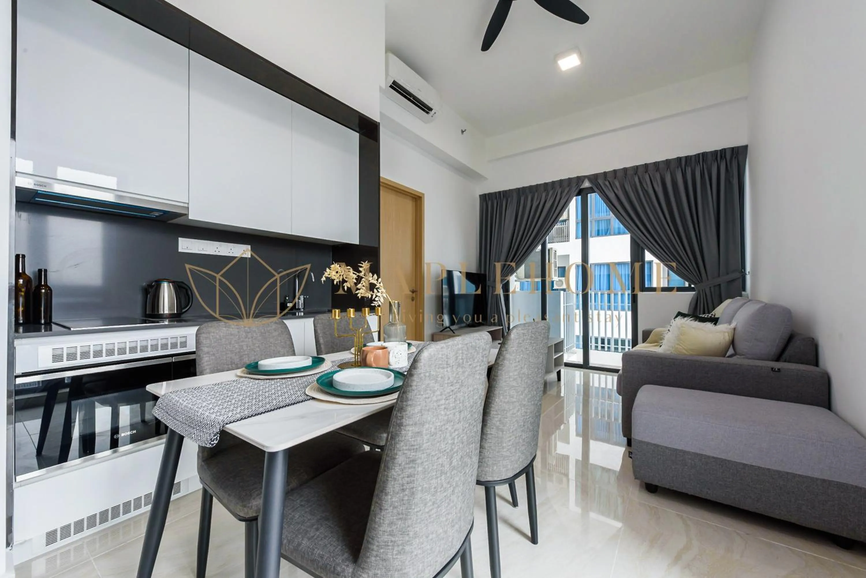 Dining area in The Colony and The Luxe Premier Suites Kuala Lumpur
