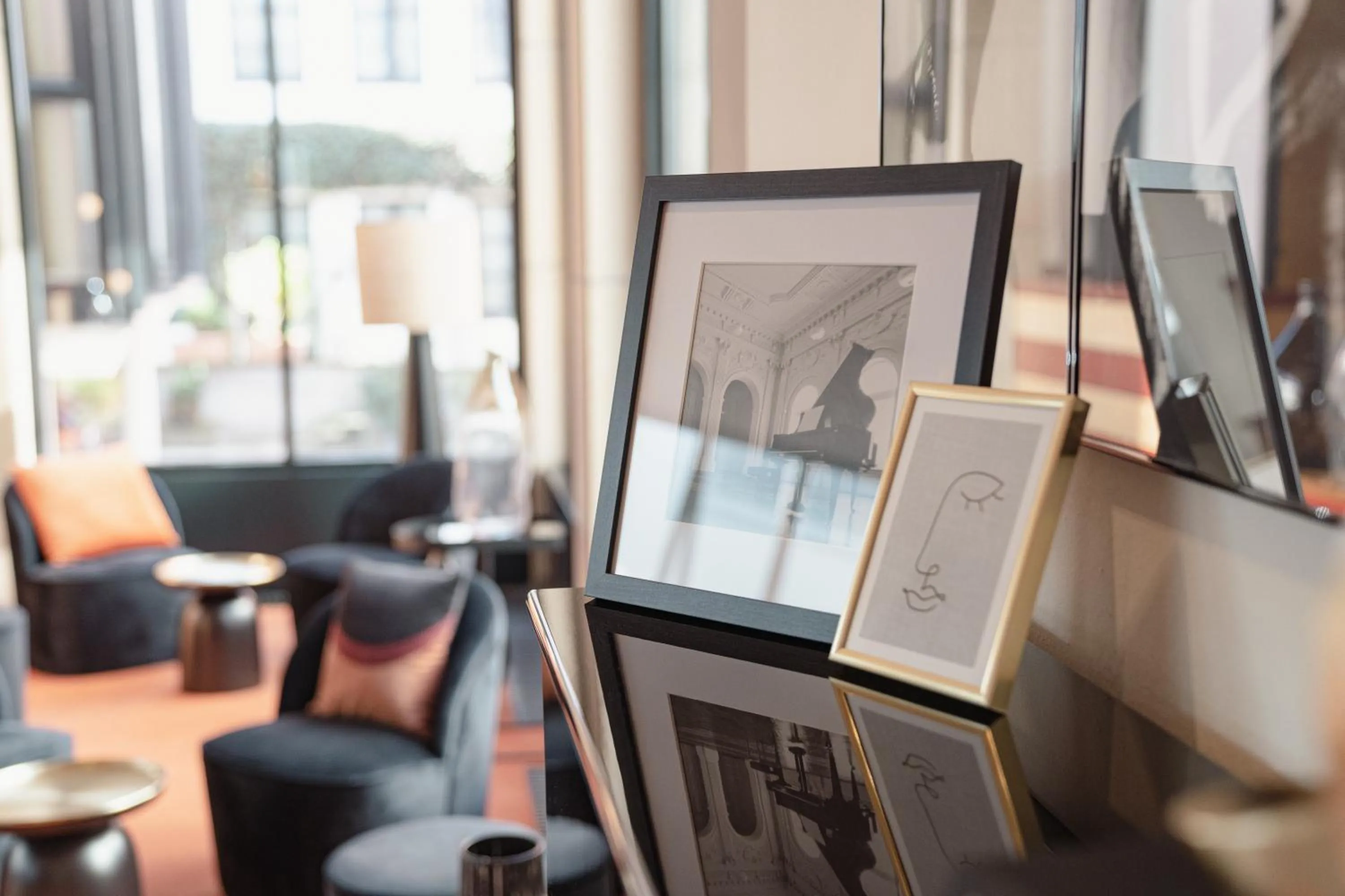 Lobby or reception in Domicil Hotel Bonn