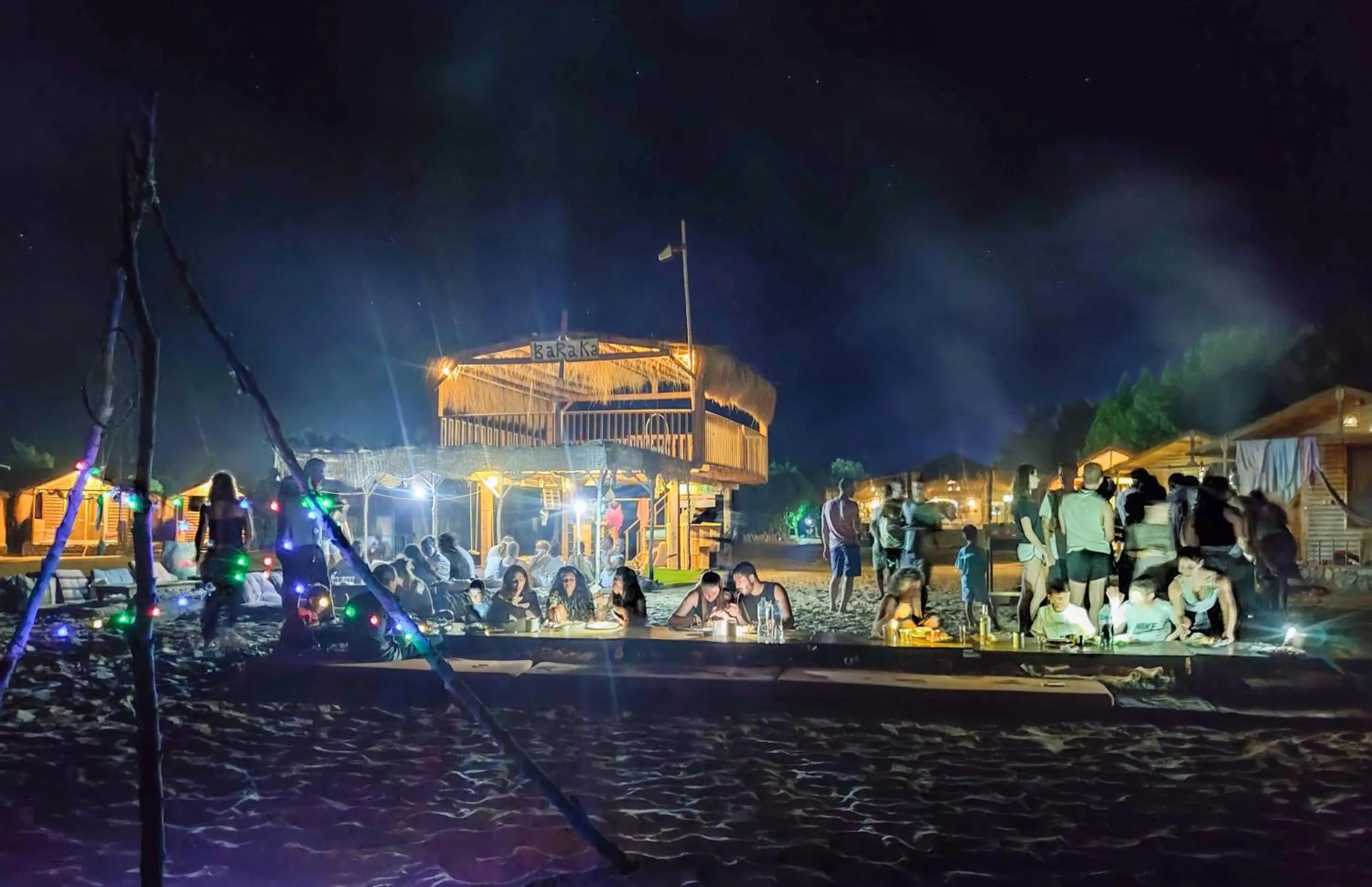 Night in Baraka Camp