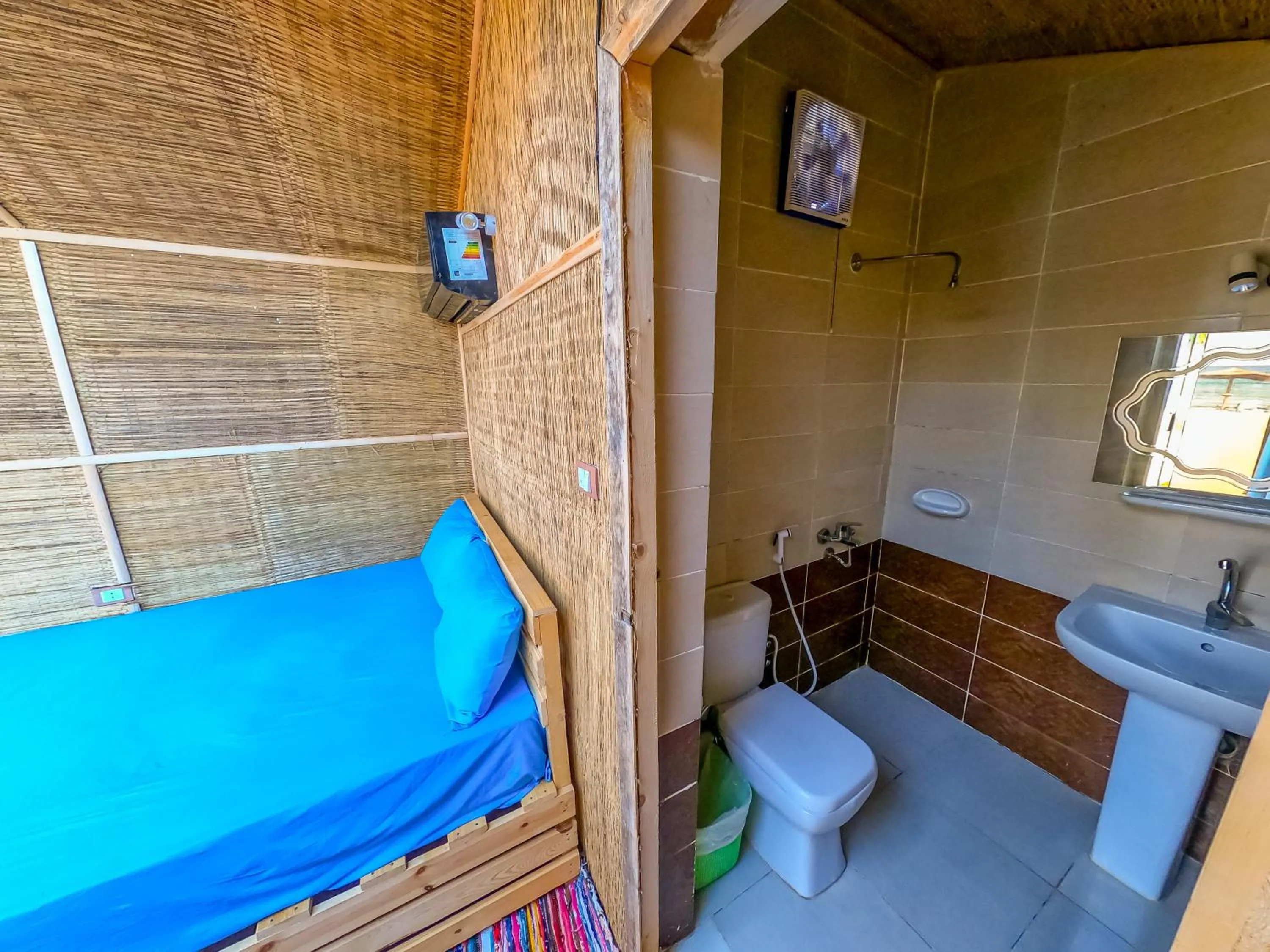 Shower in Baraka Camp