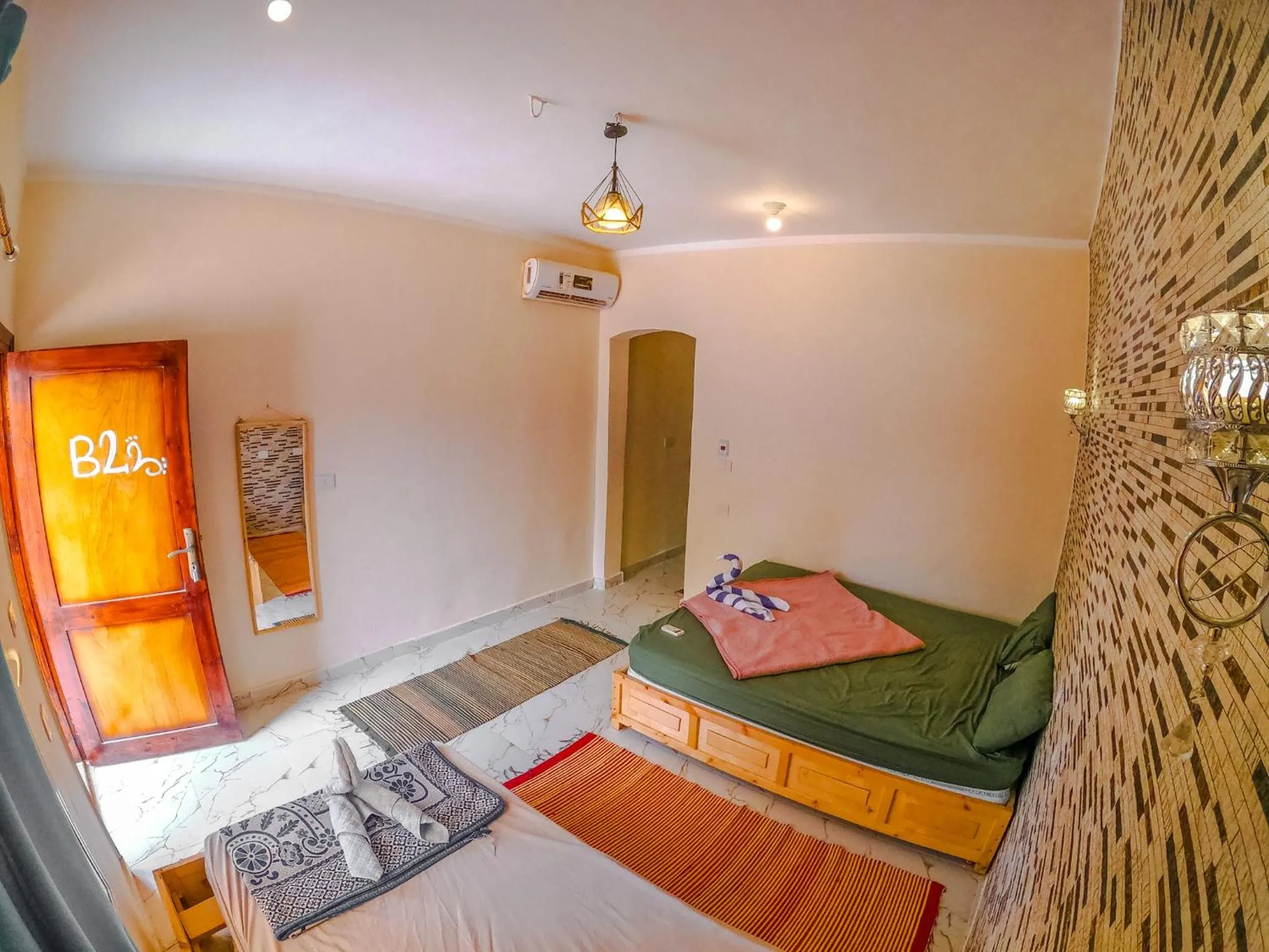 Bed in Baraka Camp