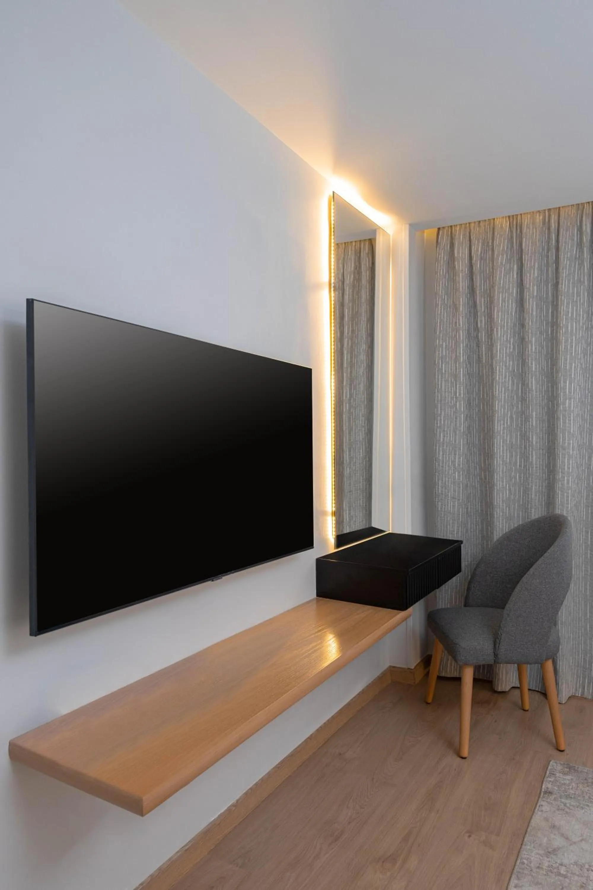 Seating area in Parkside Boutique Serviced Apartments