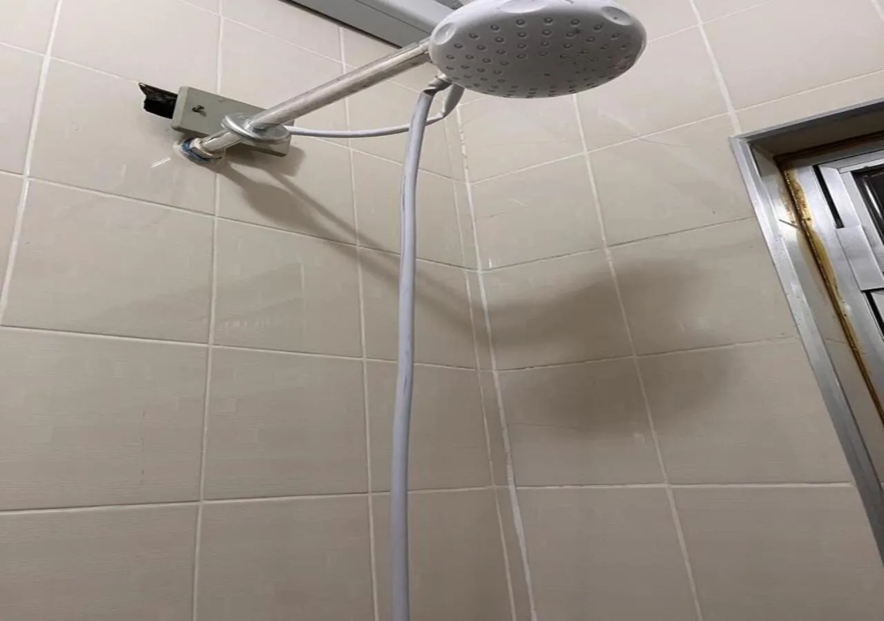 Shower in Apartamento Vila Tupi Praia Grande