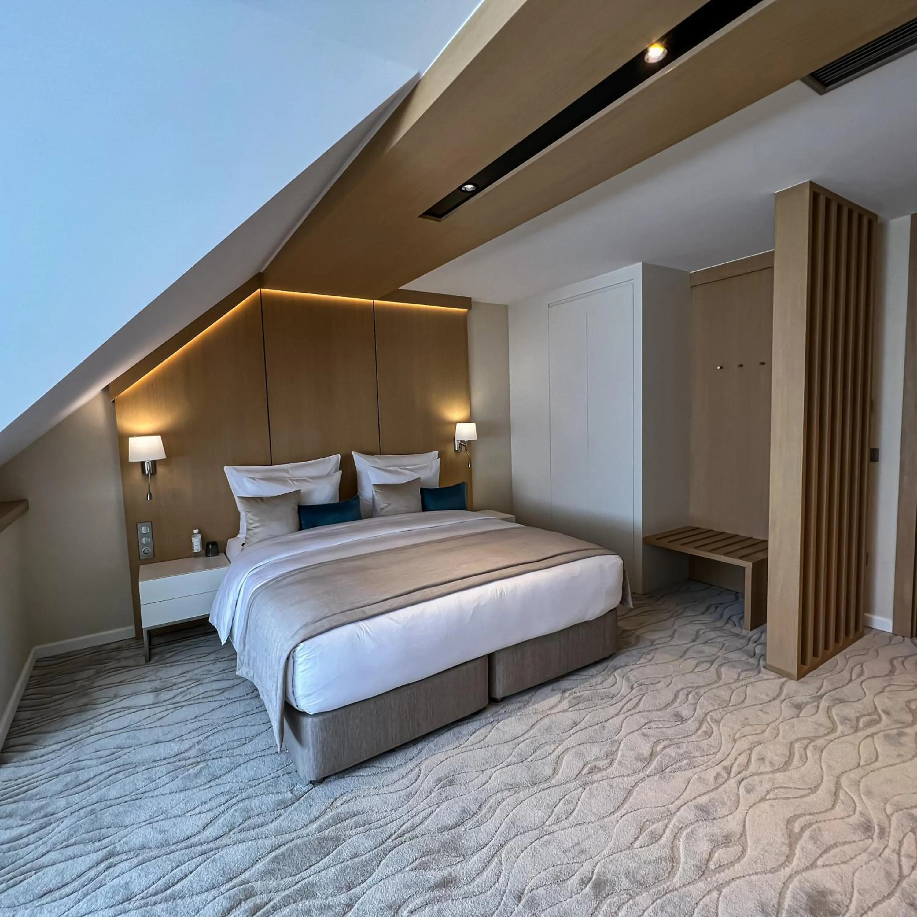 Bed in Normafa Hotel & Retreat