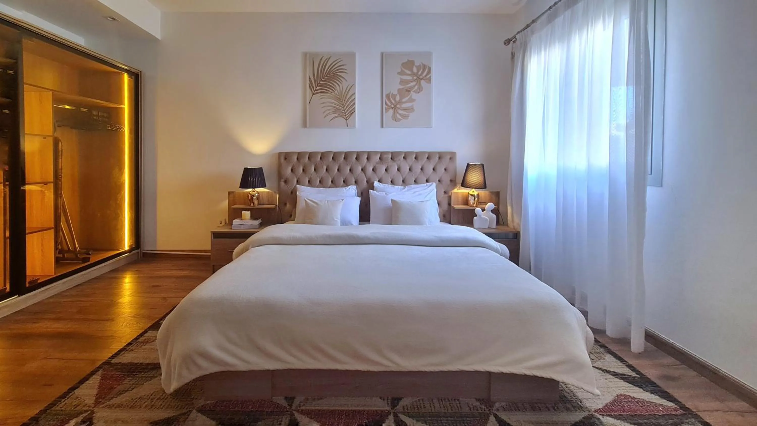 Bedroom, Bed in Axxodia- Apartments In Cairo Festival City