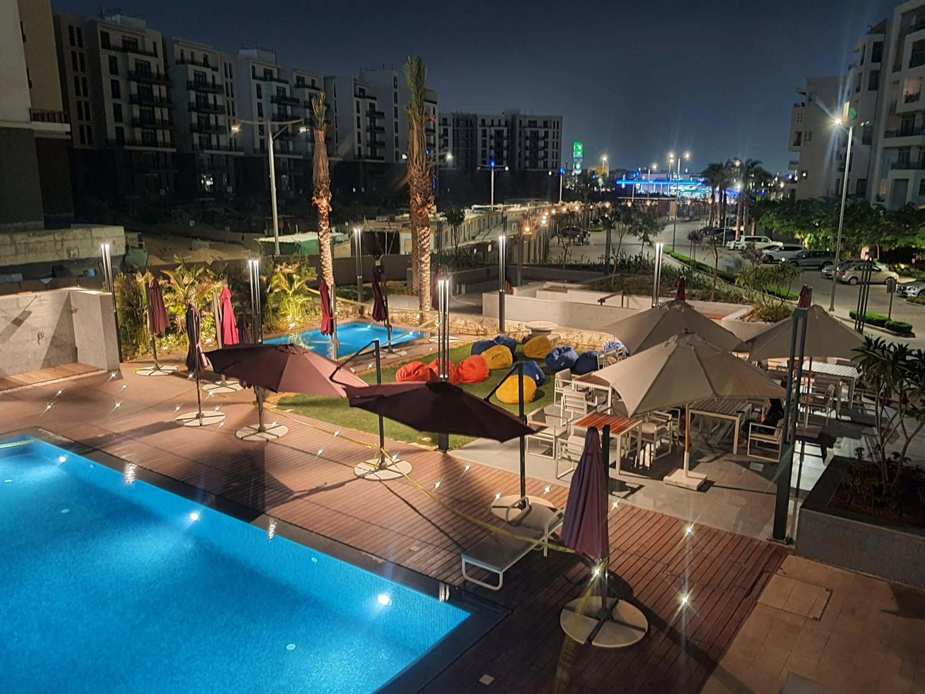 Swimming pool in Axxodia- Apartments In Cairo Festival City