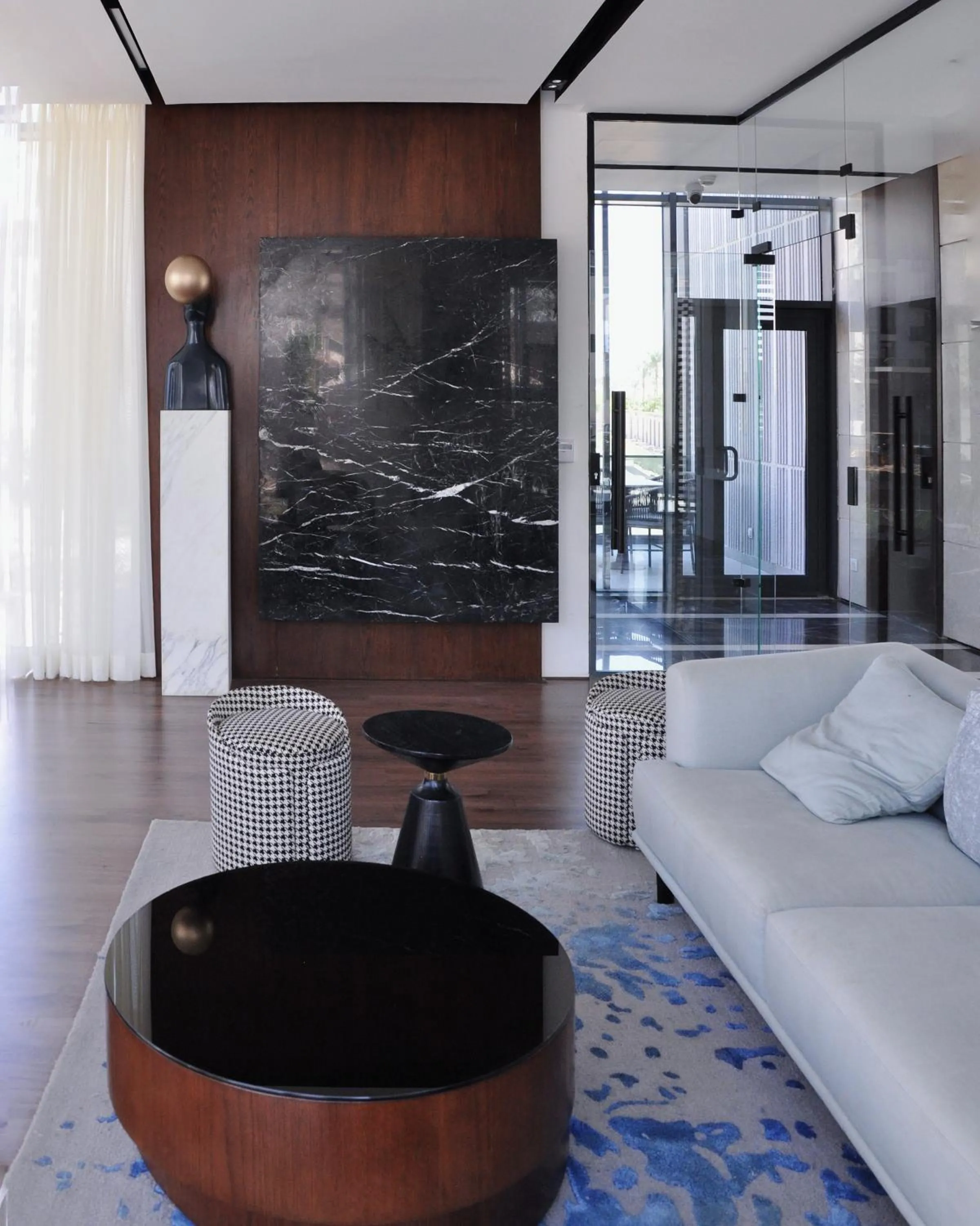 Seating area in Axxodia- Apartments In Cairo Festival City