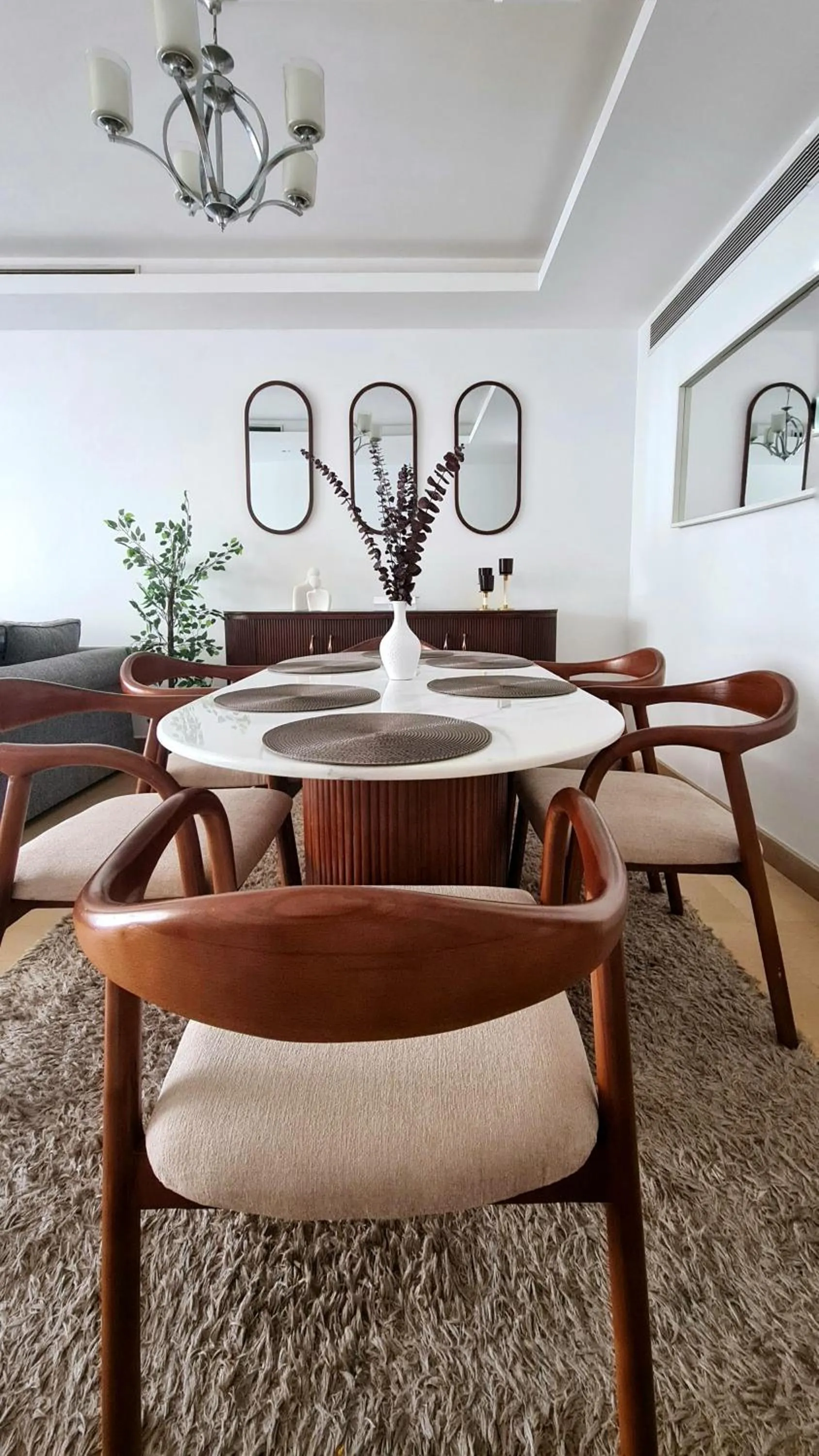 Dining area in Axxodia- Apartments In Cairo Festival City