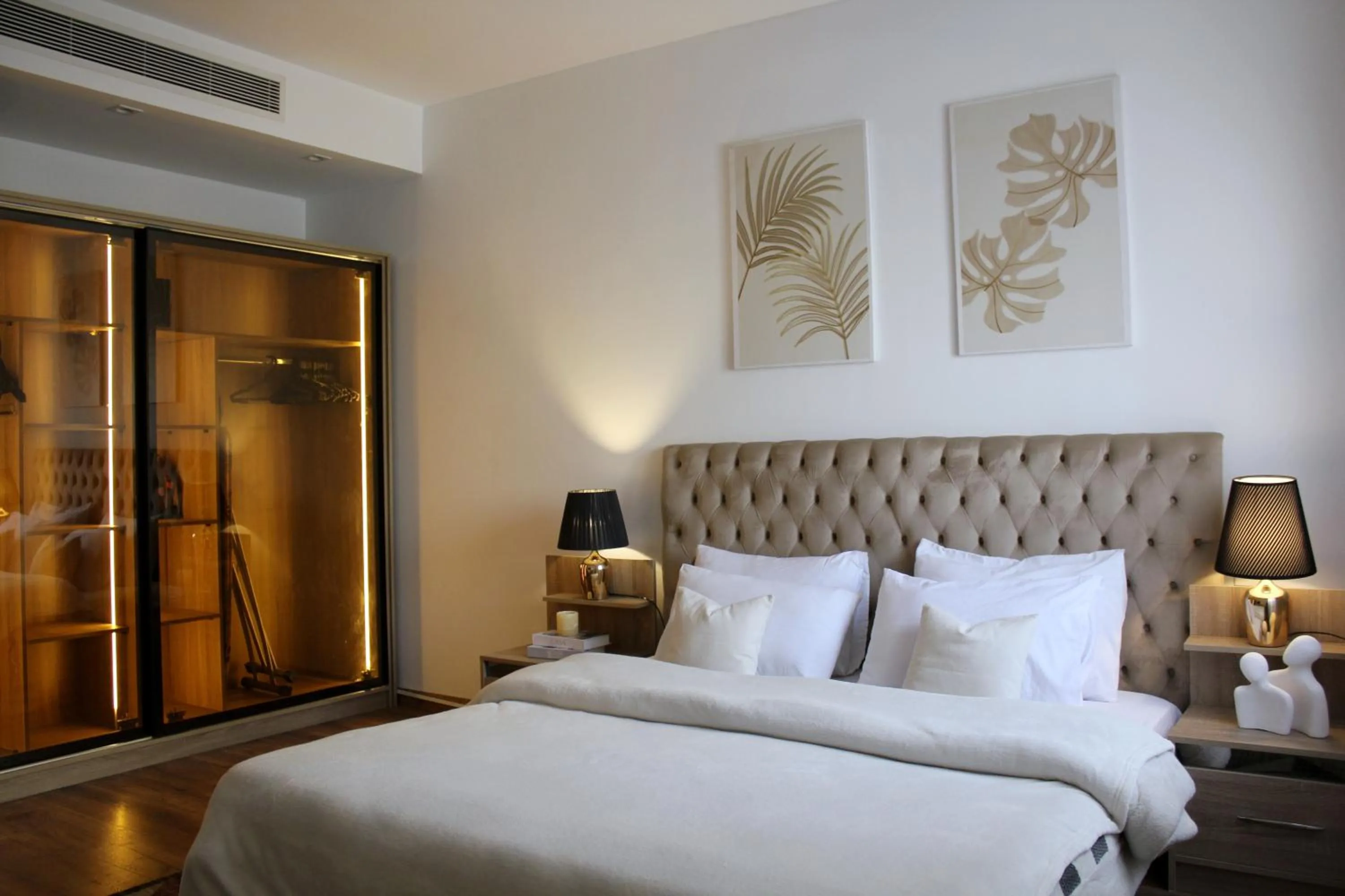 Bedroom, Bed in Axxodia- Apartments In Cairo Festival City